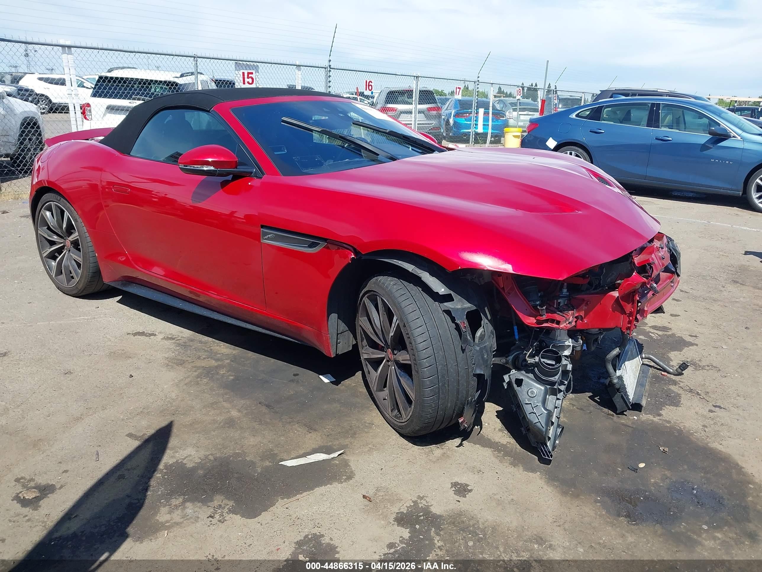 2021 Jaguar F-Type R, VIN SAJD55FE4MCK69661 — Front end