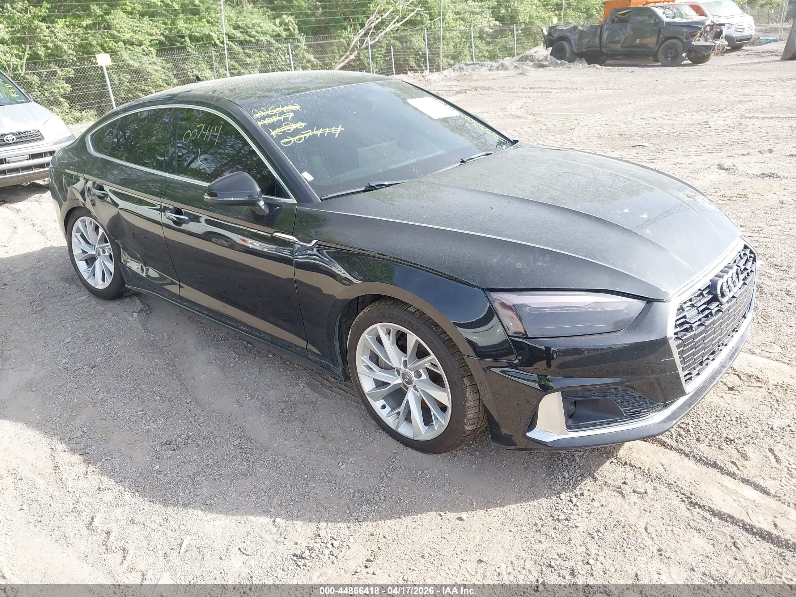 2020 Audi A5 Sportback Premium, VIN WAUANCF58LA007414 — Rear end