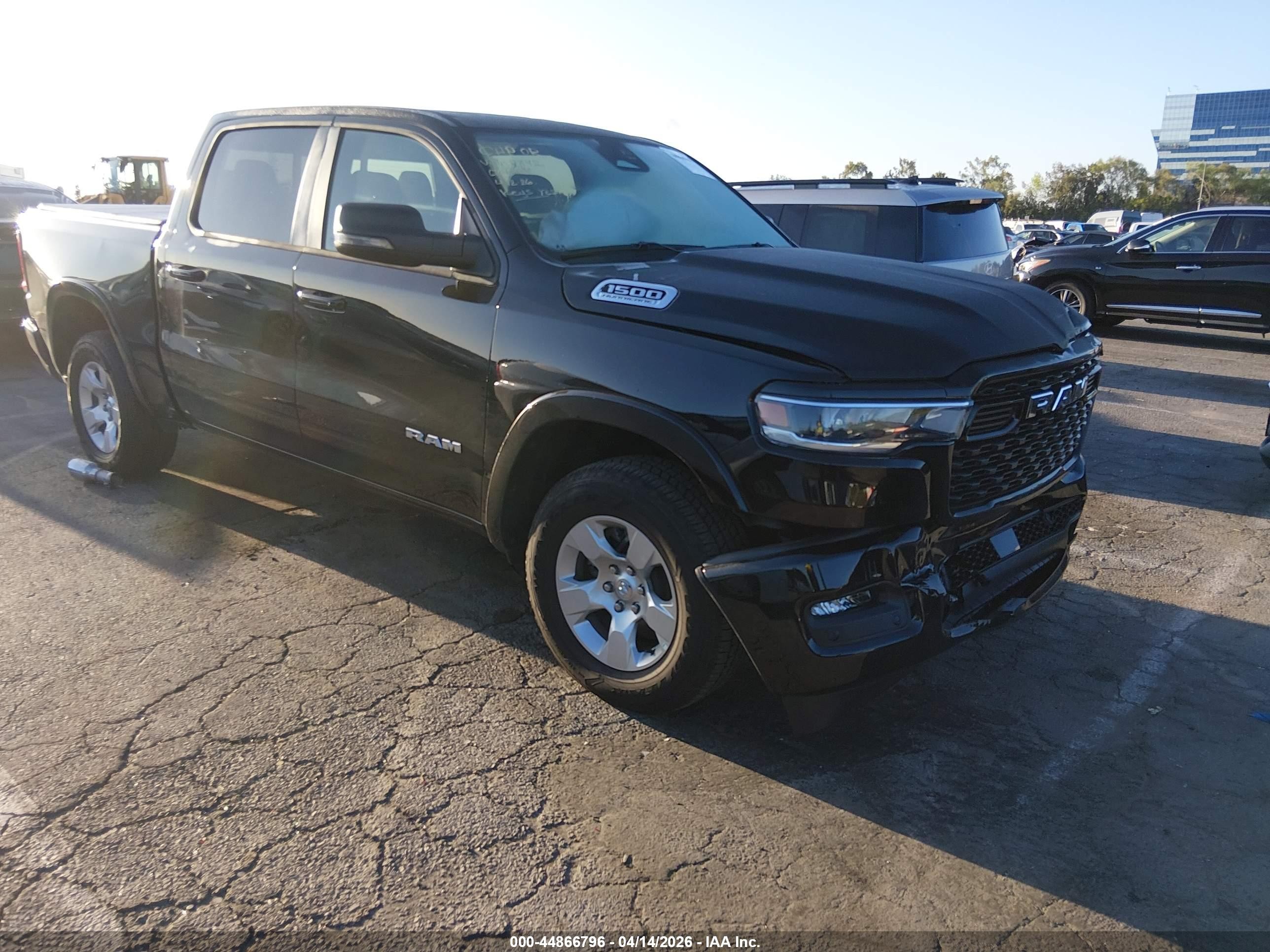 2026 Ram 1500 Big Horn, VIN 1C6SRFFP0TN180942 — Front end
