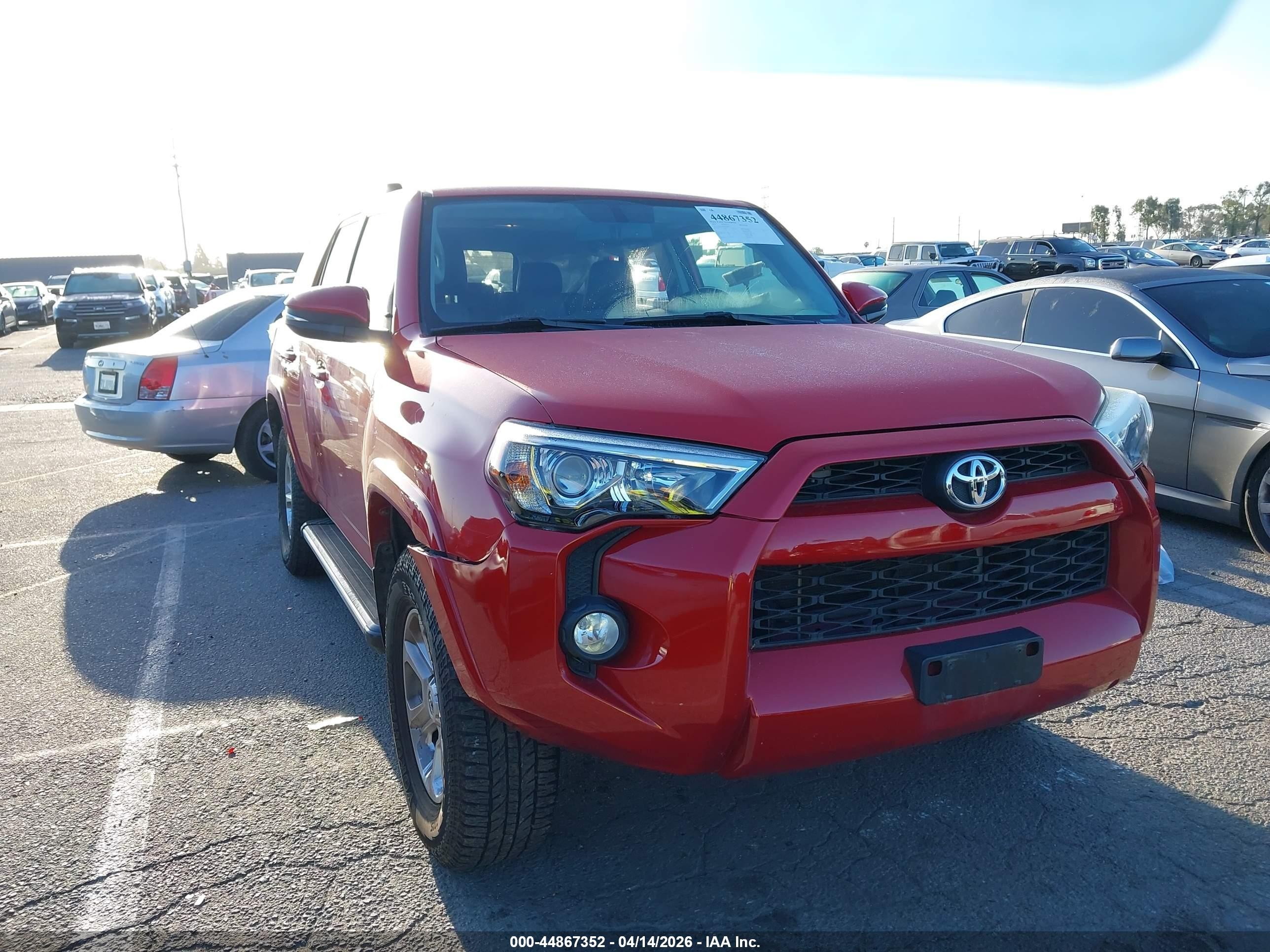 2019 Toyota 4Runner SR5 Premium, VIN JTEBU5JR7K5645477 — Side