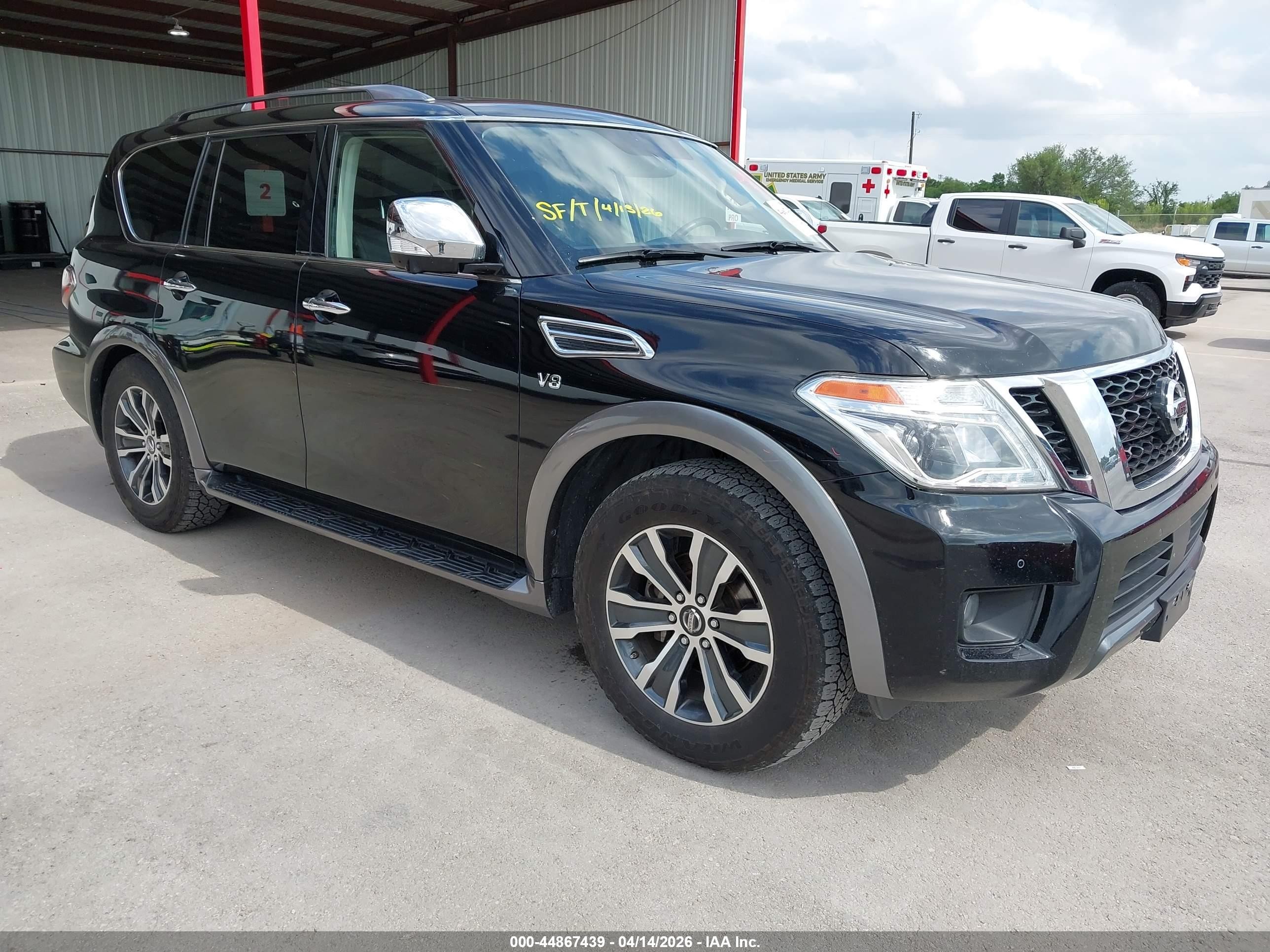 2020 Nissan Armada SL, VIN JN8AY2ND3L9112607 — Side