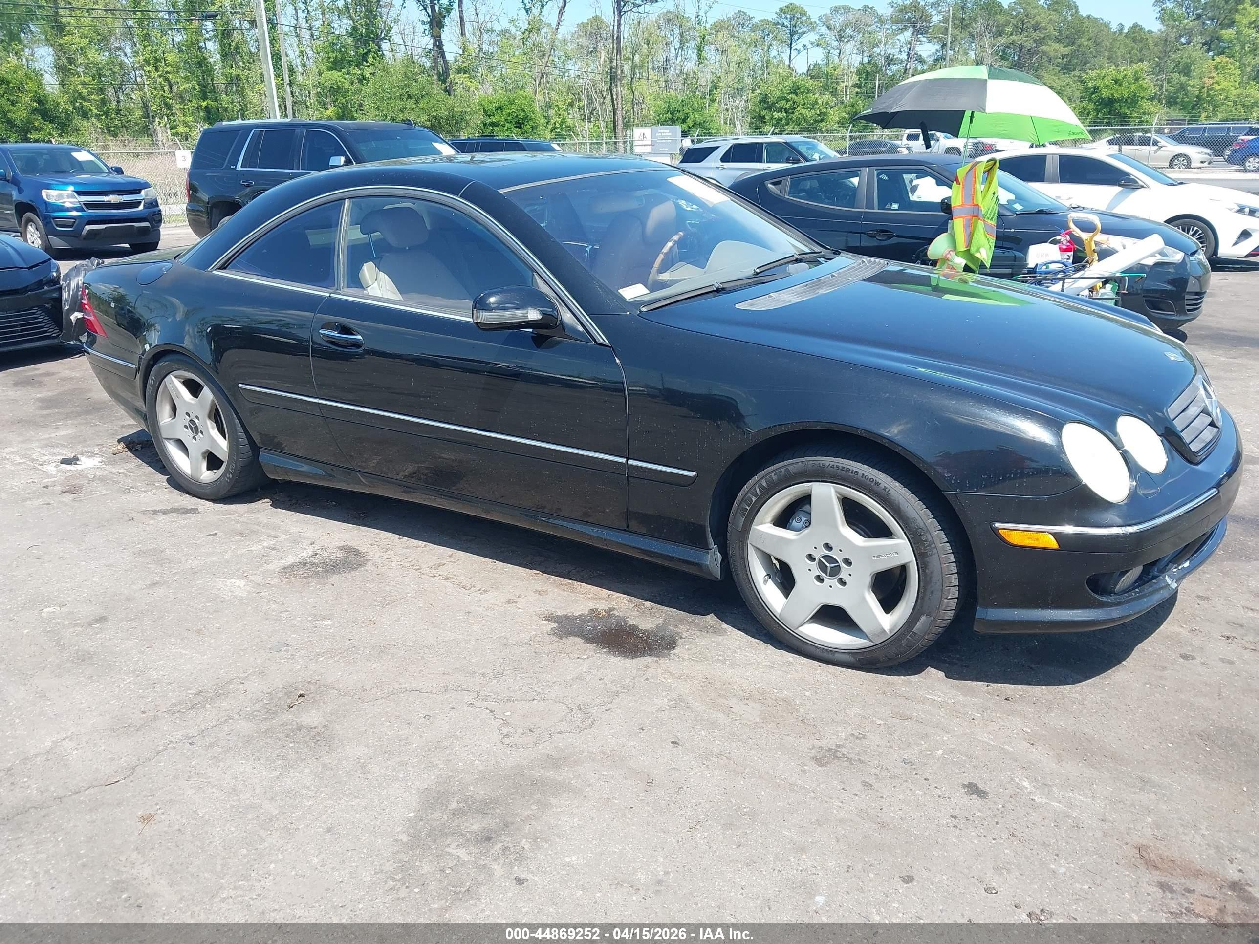 2002 Mercedes-Benz CL 500/600, VIN WDBPJ75J22A030117 — Rear end