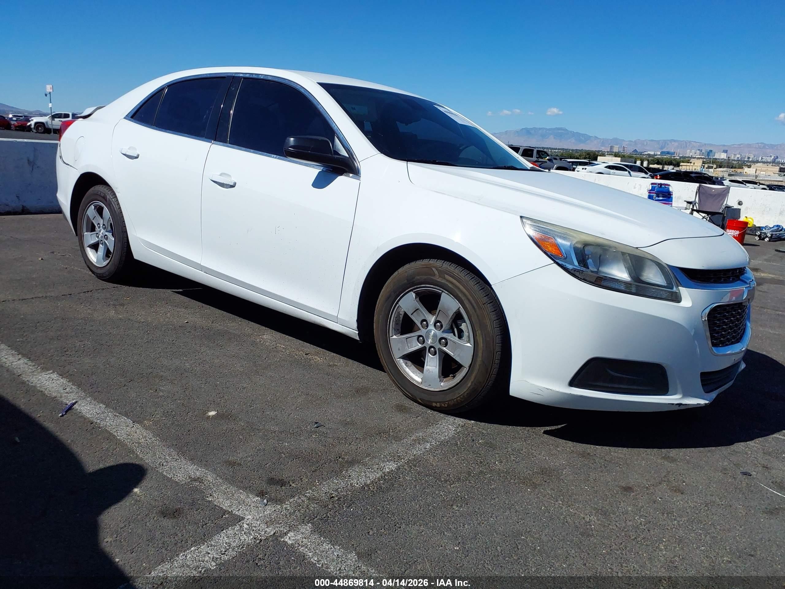 2016 Chevrolet Malibu LS, VIN 1G11A5SA9GU159860 — Rear end
