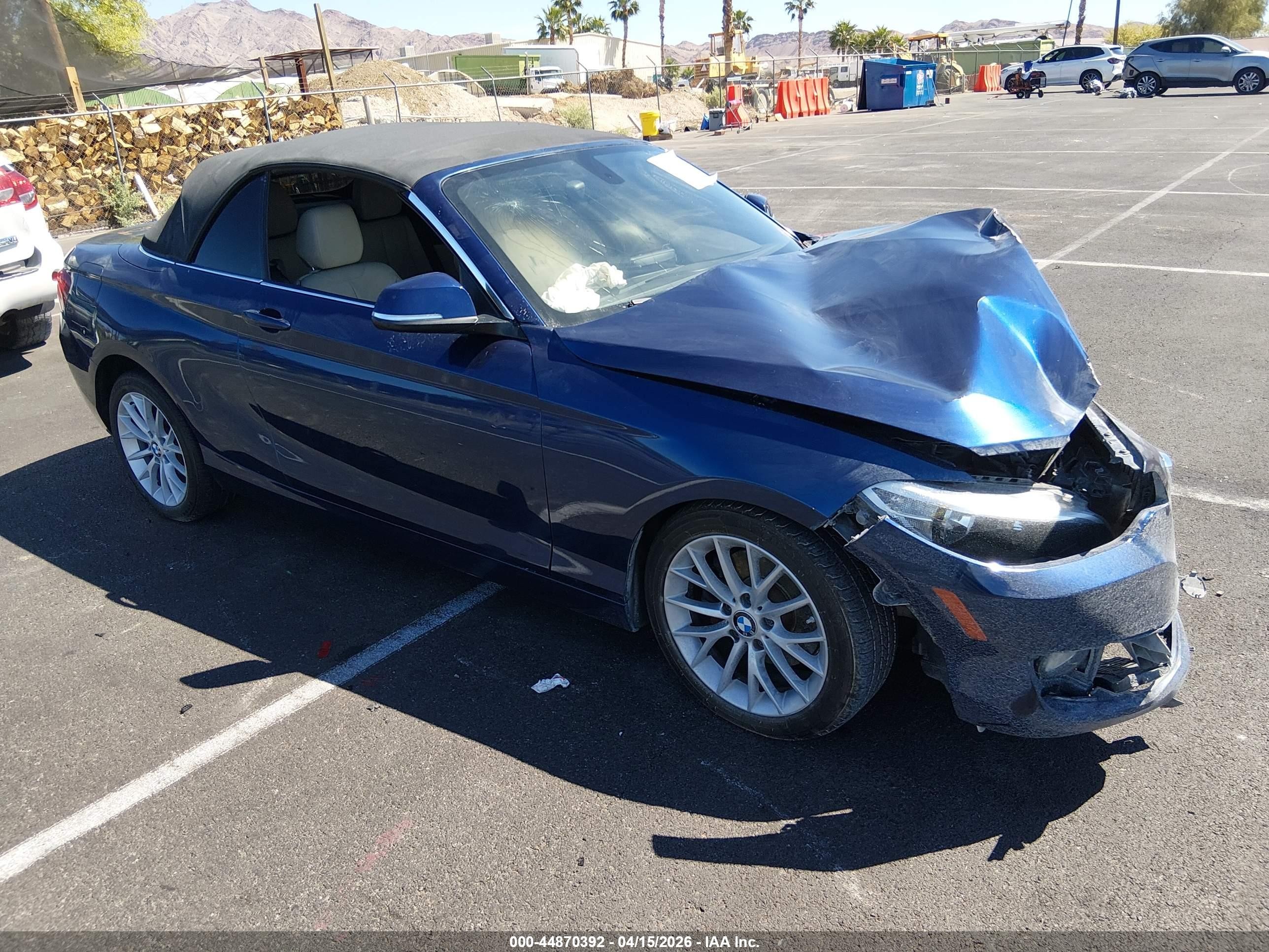 2015 BMW 2 Series 228i, VIN WBA1K5C55FV473923 — Front end