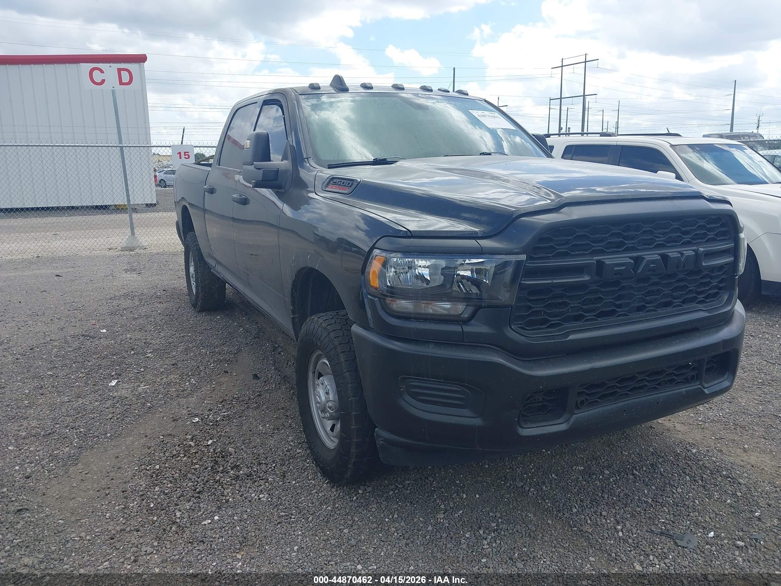 2024 Ram 2500 Tradesman, VIN 3C6UR5CJ9RG103328 — Interior fire