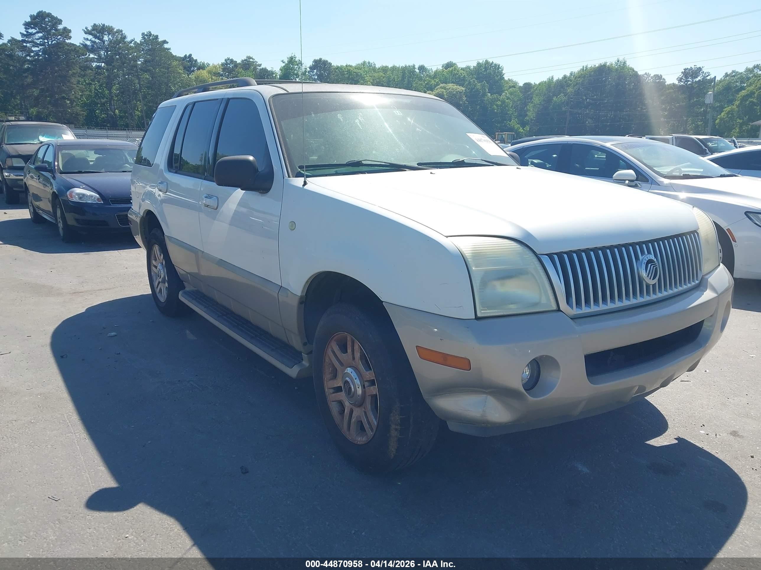 2004 Mercury Mountaineer Convenience, VIN 4M2ZU66W34ZJ31011 — Normal wear