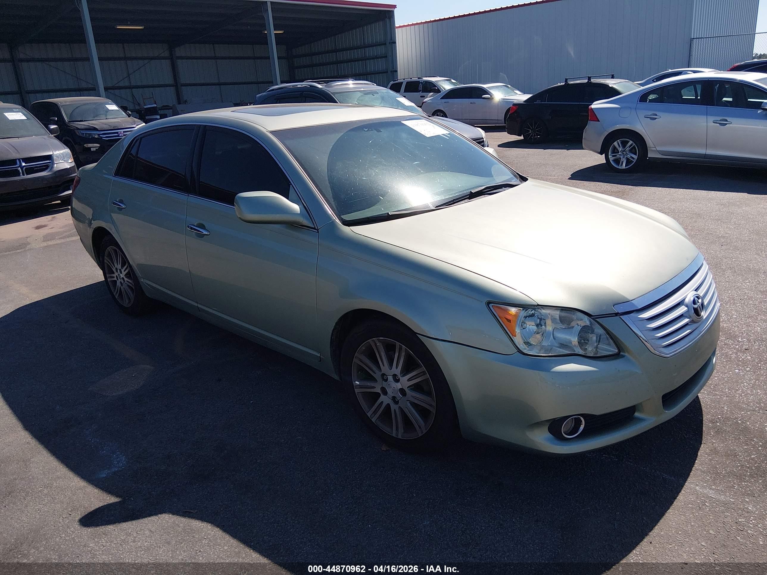 2008 Toyota Avalon Limited, VIN 4T1BK36B38U275973 — Rear end