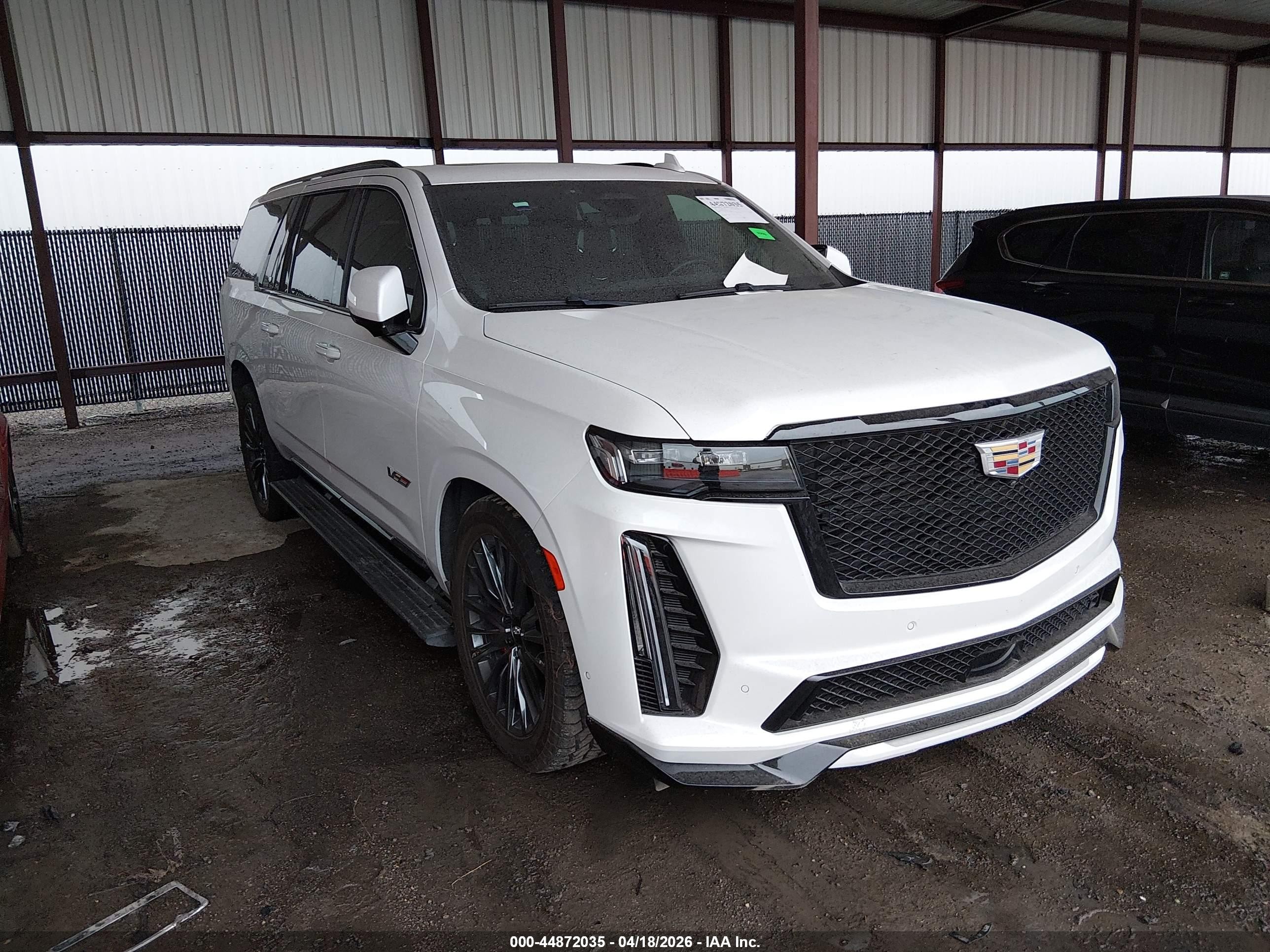 2023 Cadillac Escalade ESV AWD V-Series, VIN 1GYS4SK95PR318216 — Theft recovery