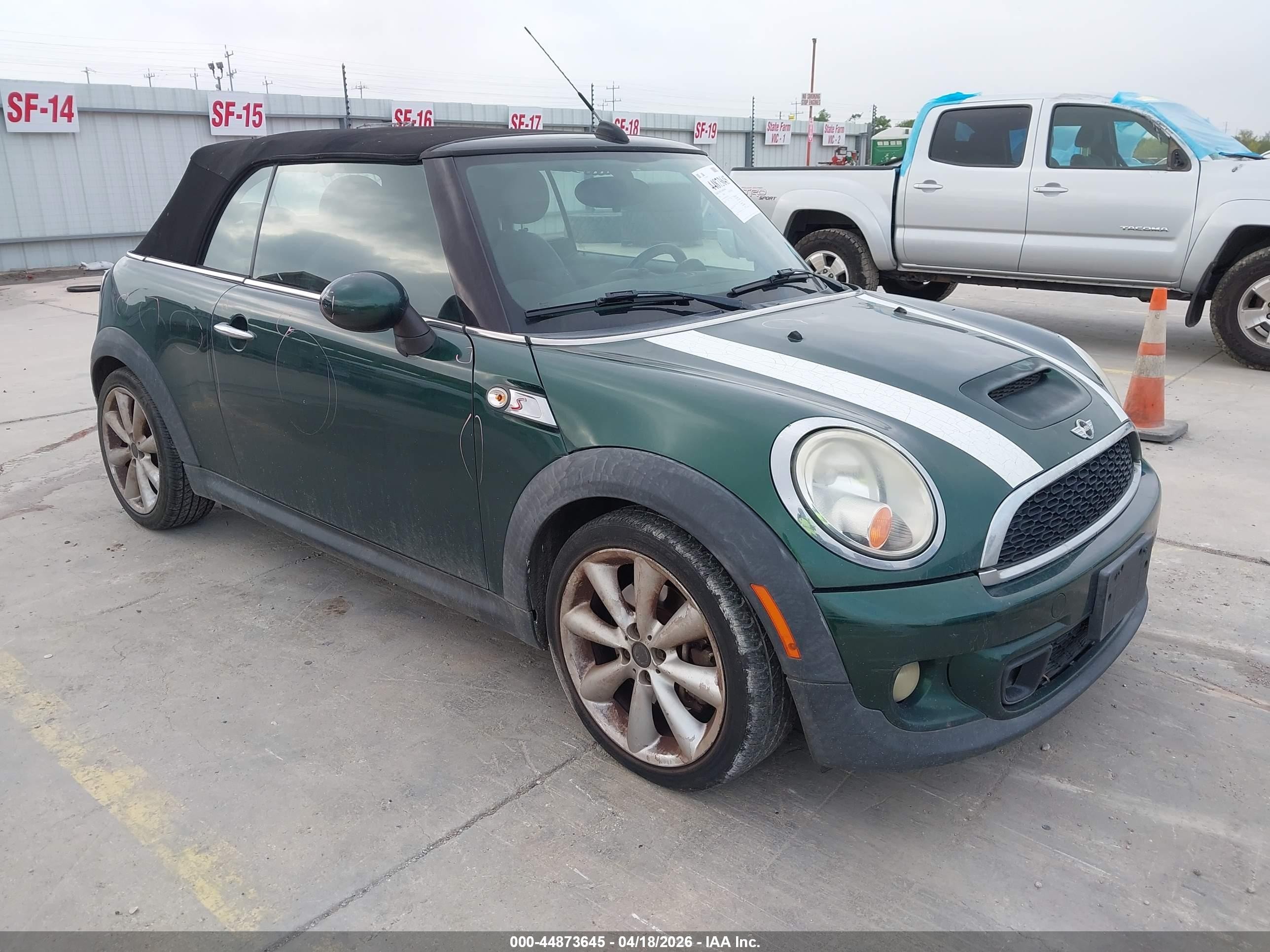 2013 MINI Convertible S, VIN WMWZP3C53DT705615 — Rear end