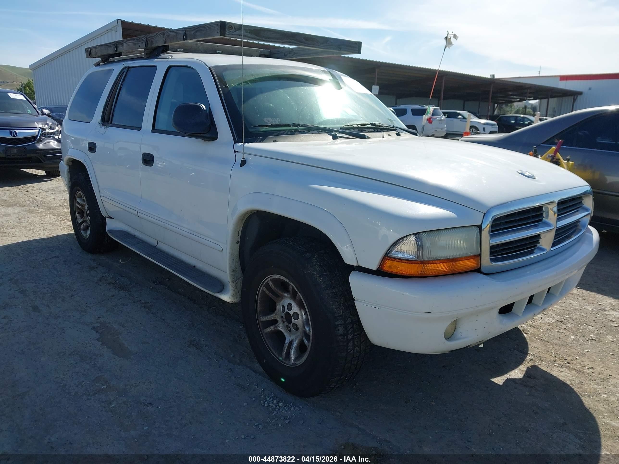 2003 Dodge Durango, VIN 1D8HS58Z33F560563 — Rear end