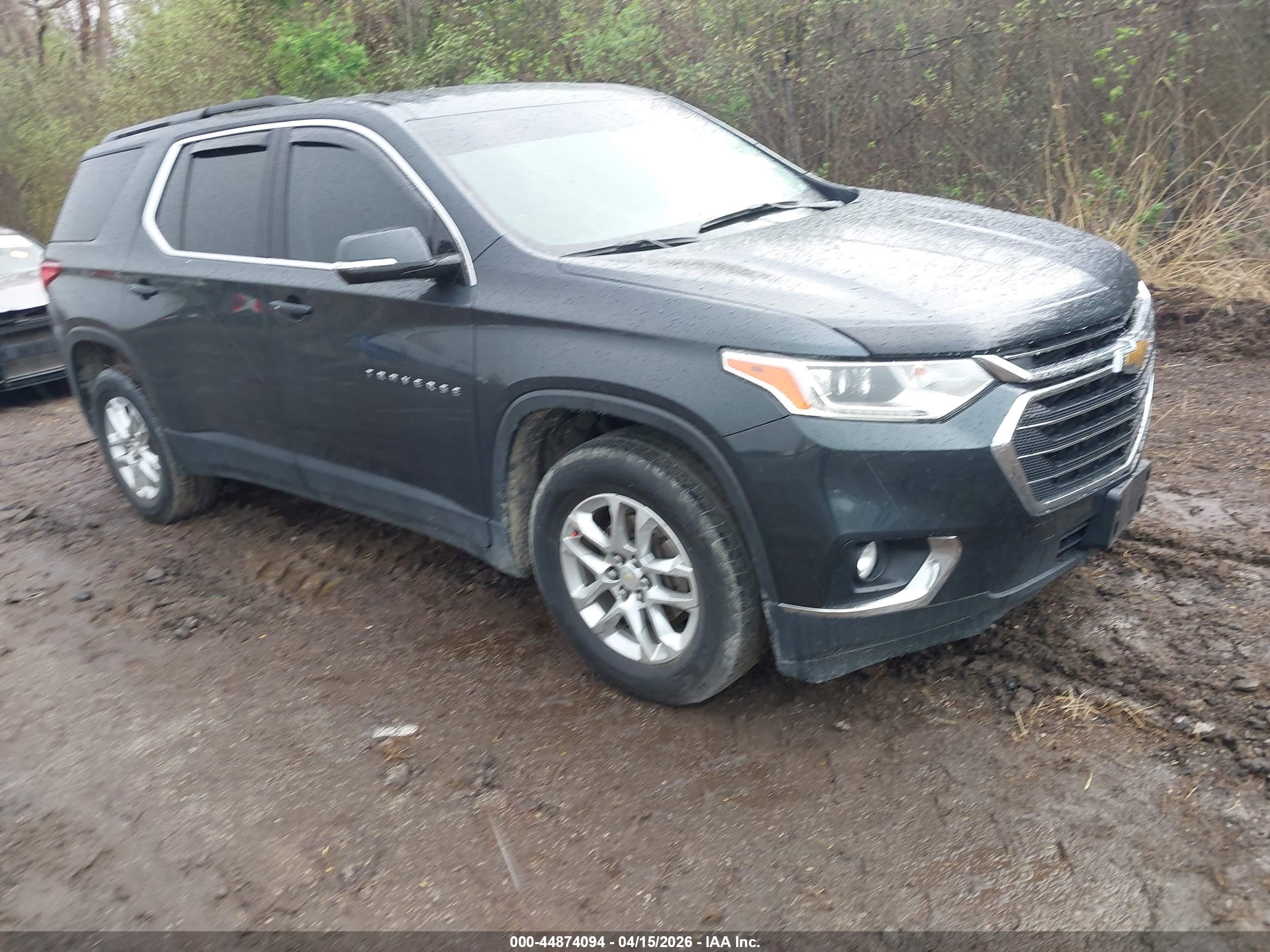 2019 Chevrolet Traverse LT, VIN 1GNEVHKW5KJ317087 — Rear end