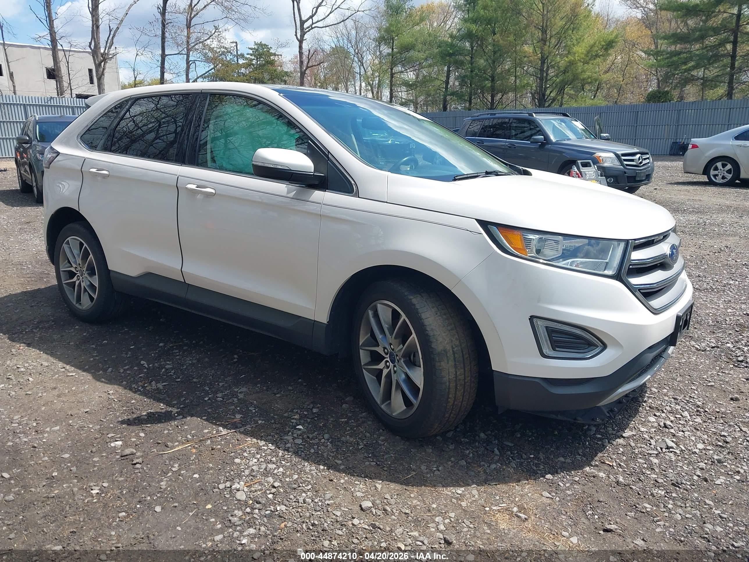 2017 Ford Edge Titanium, VIN 2FMPK4K96HBC51171 — Side
