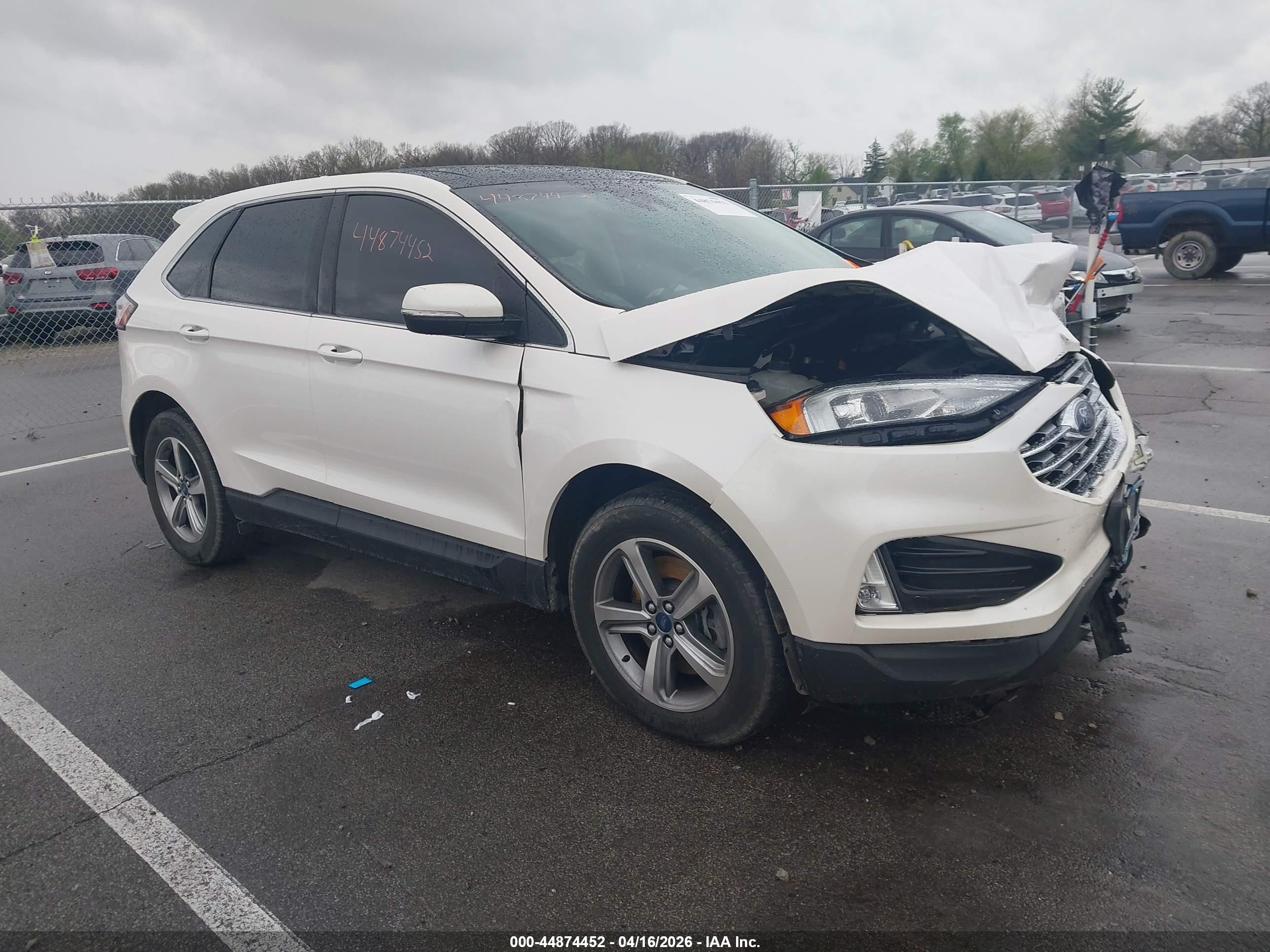 2019 Ford Edge SEL, VIN 2FMPK4J90KBB78081 — Front end