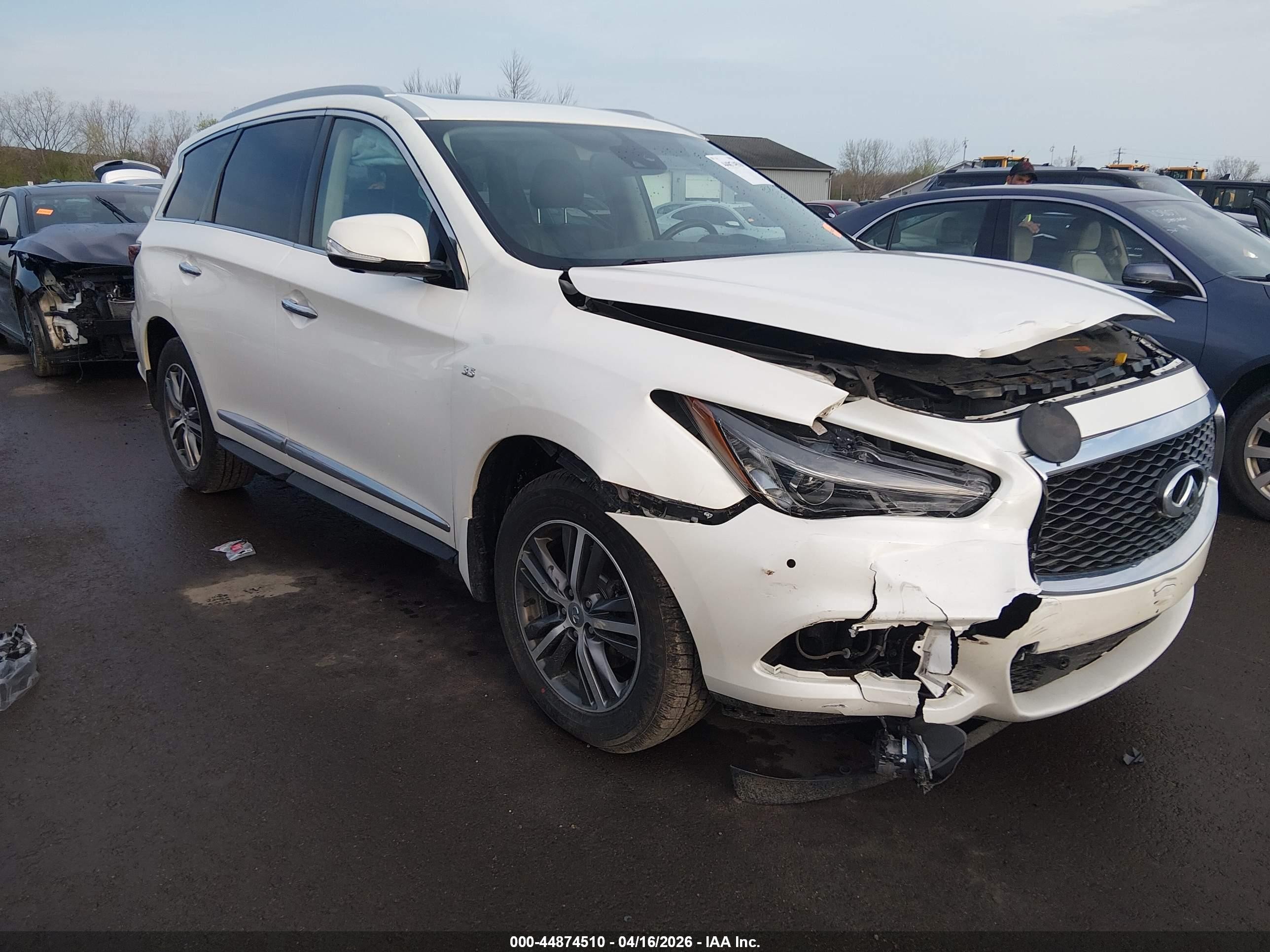 2019 Infiniti QX60 Luxe, VIN 5N1DL0MM9KC561395 — Перед