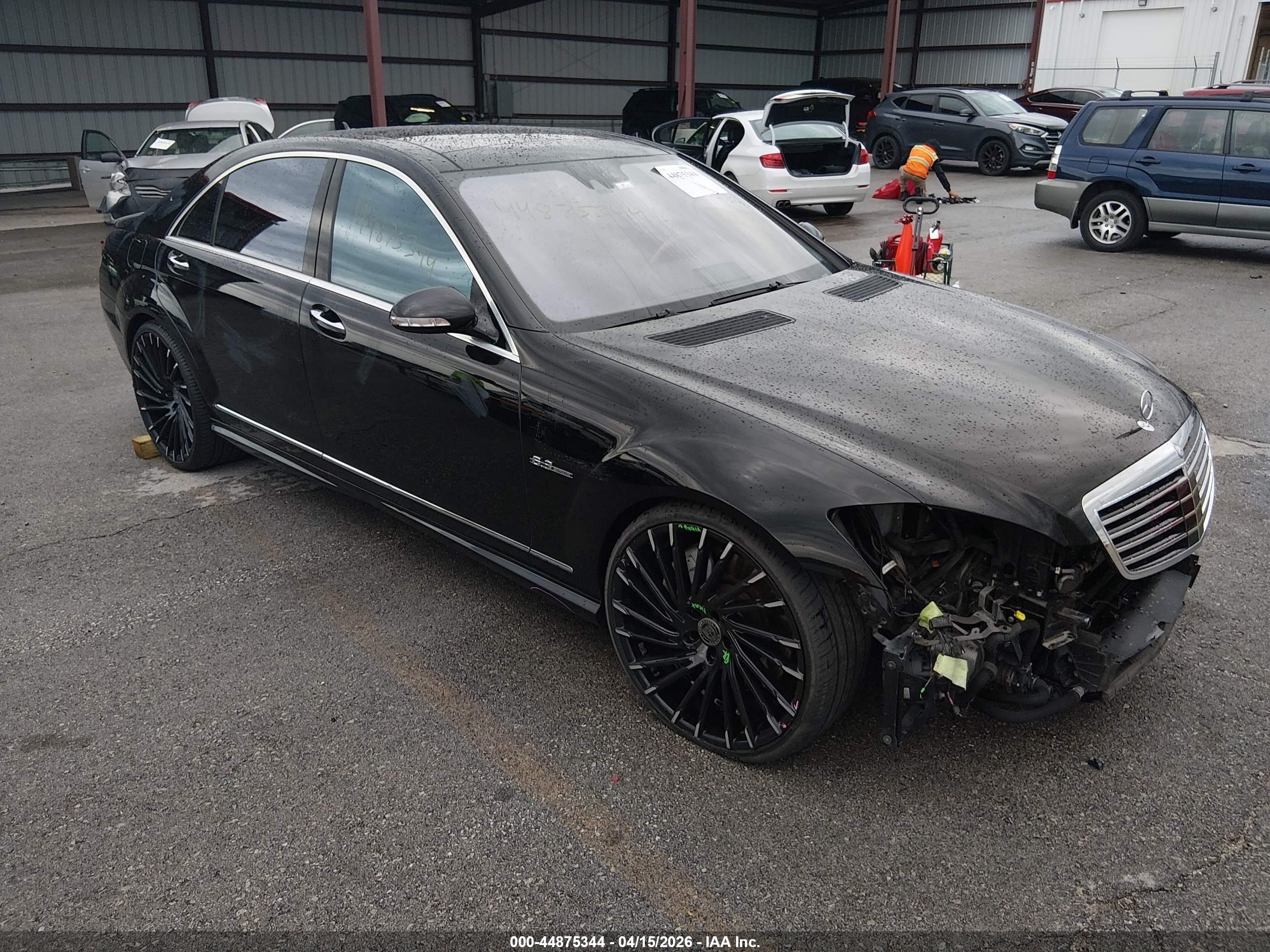 2008 Mercedes-Benz S 63 AMG, VIN WDDNG77X18A182638 — Front end