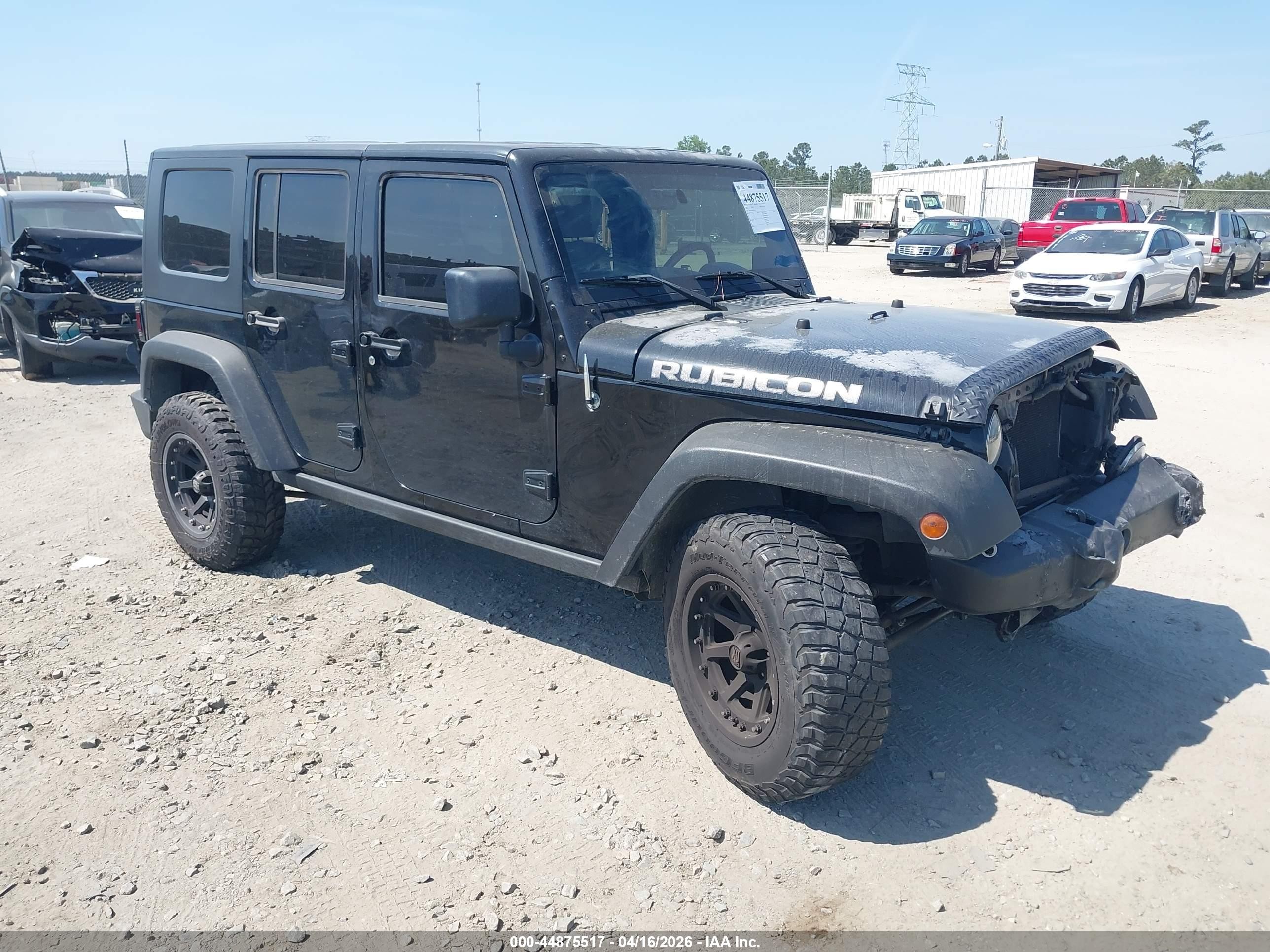 2008 Jeep Wrangler Unlimited Rubicon, VIN 1J8GA69108L654526 — Front end