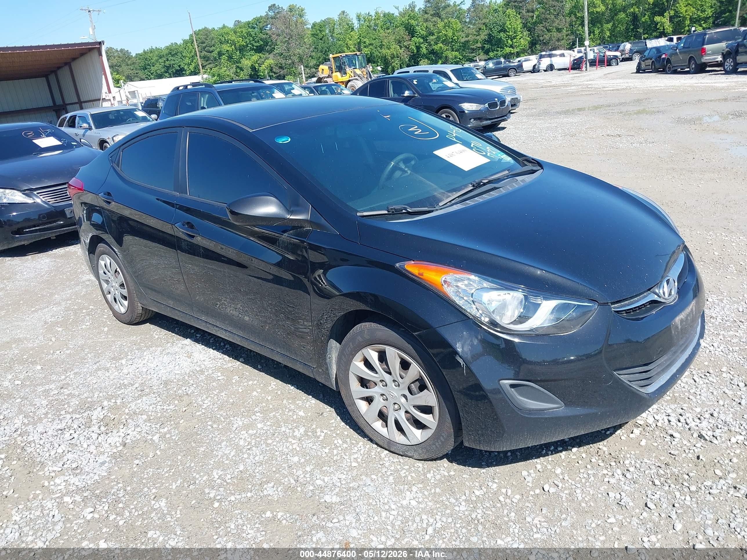 2012 Hyundai Elantra GLS, VIN 5NPDH4AEXCH070737 — Repossession