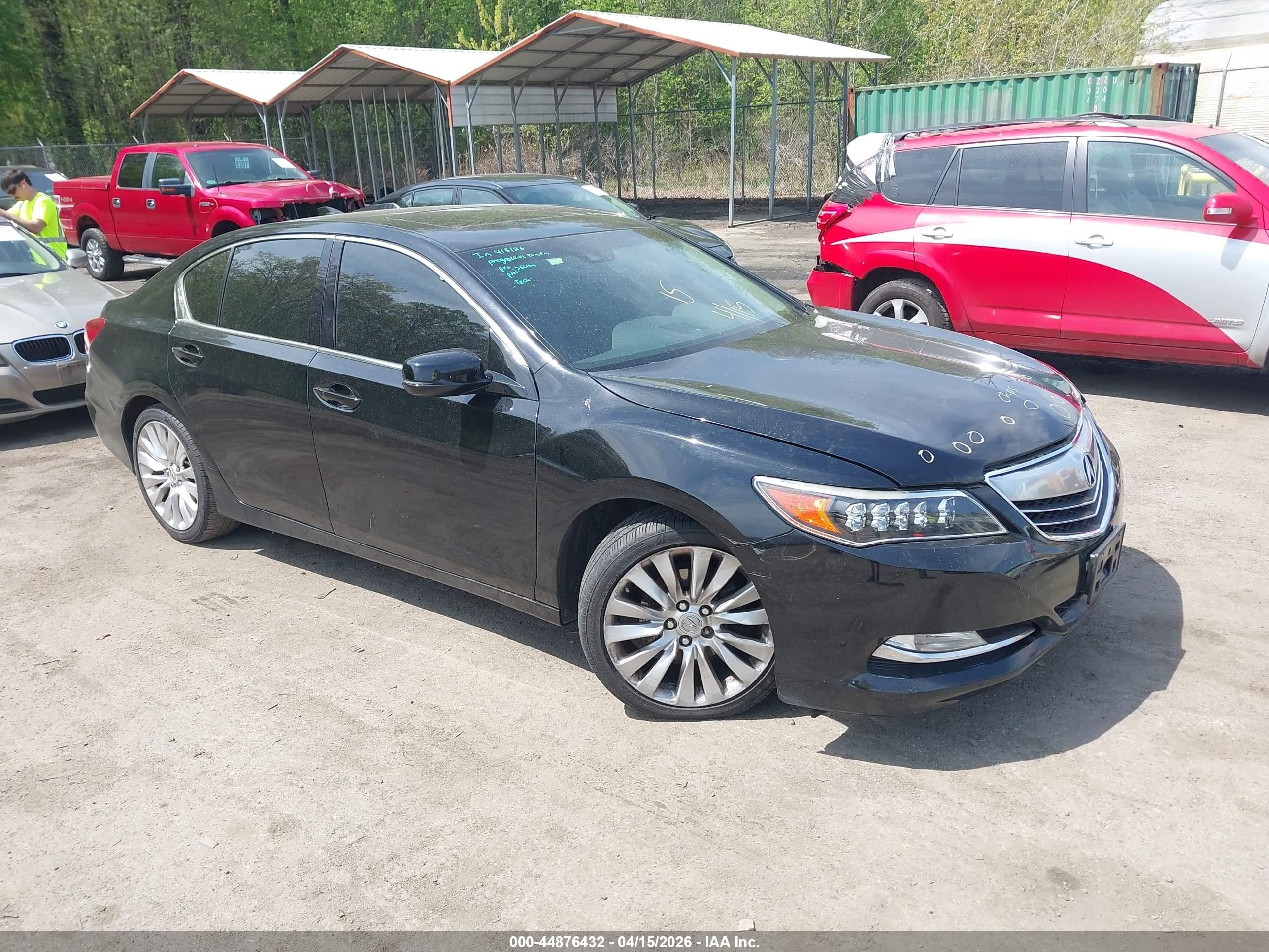 2015 Acura RLX Technology, VIN JH4KC1F55FC000185 — Front end