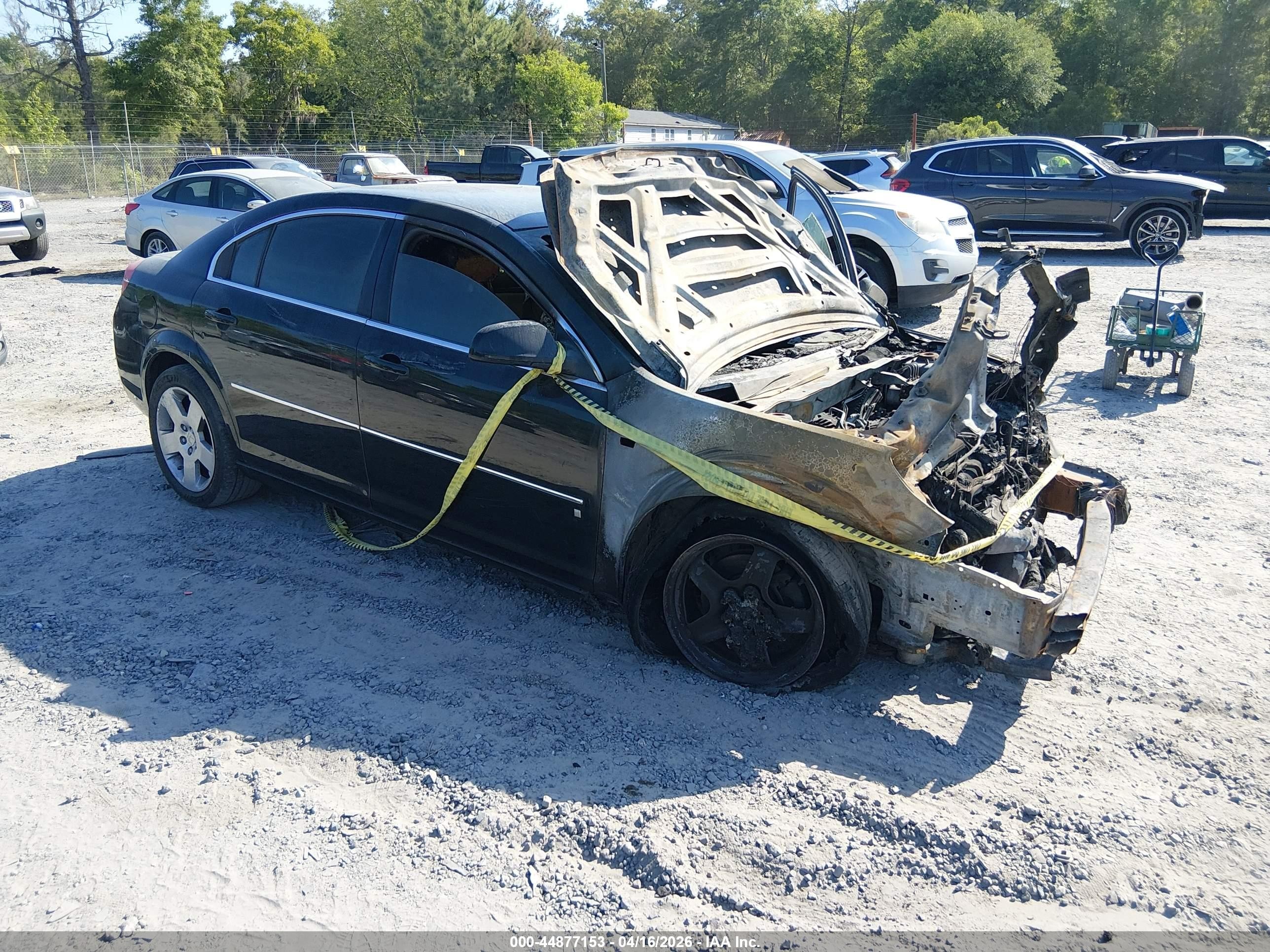 2007 Saturn Aura XE, VIN 1G8ZS57N57F301316 — Burn