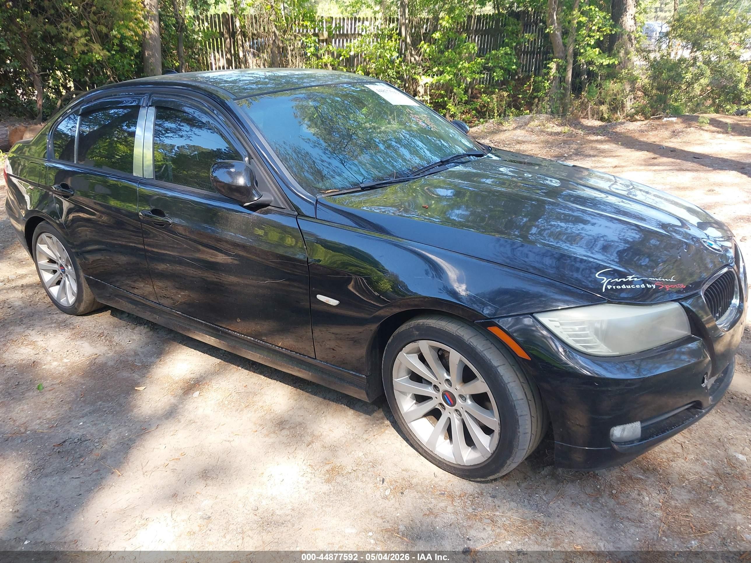 2011 BMW 3 Series 328i, VIN WBAPH7G51BNM56643 — Repossession