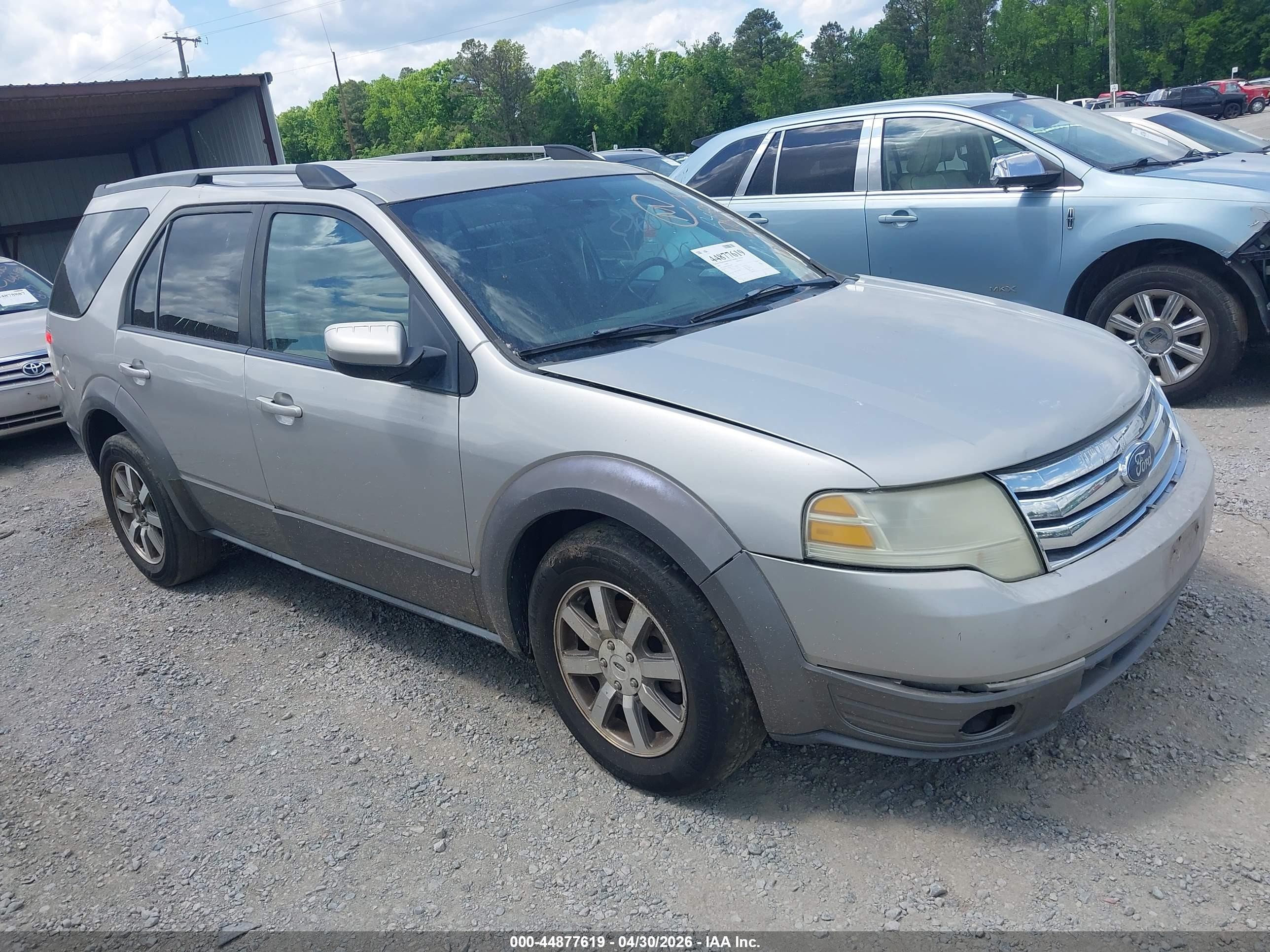 2008 Ford Taurus X SEL, VIN 1FMDK02W28GA05387 — Repossession