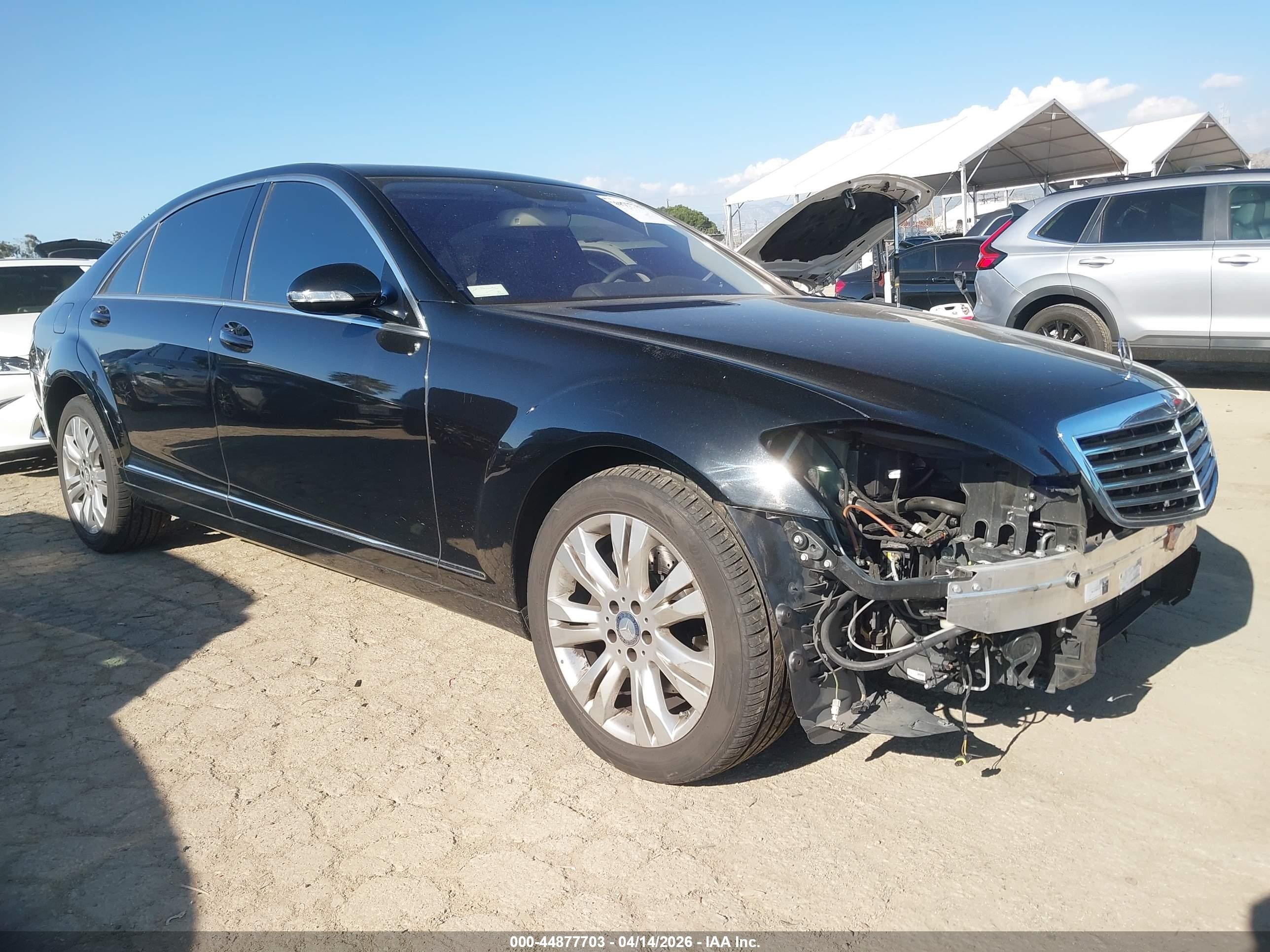 2008 Mercedes-Benz S 550, VIN WDDNG71X38A221903 — Front end