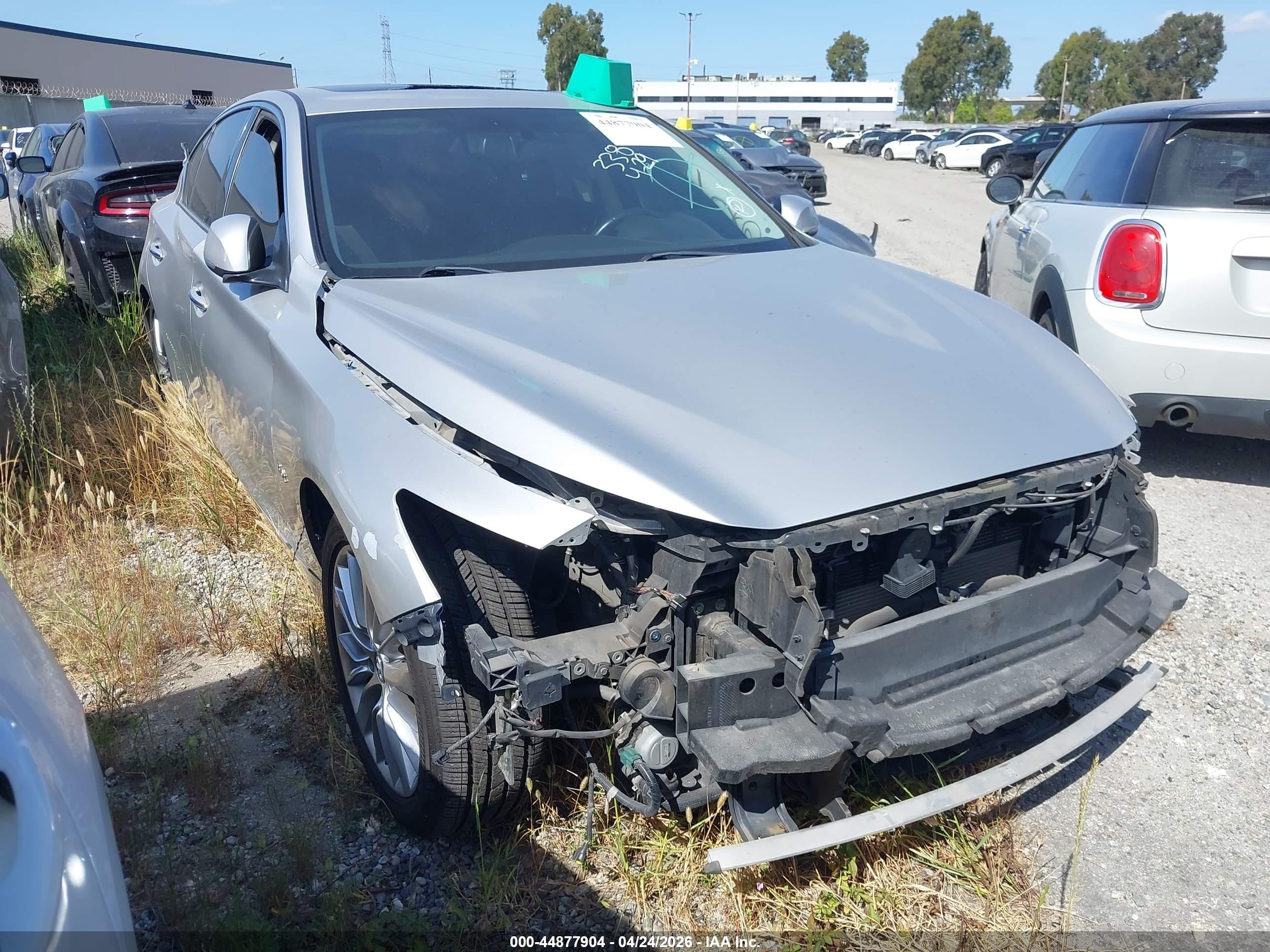 2018 Infiniti Q50 Sport, VIN JN1EV7AP1JM364226 — Stripped