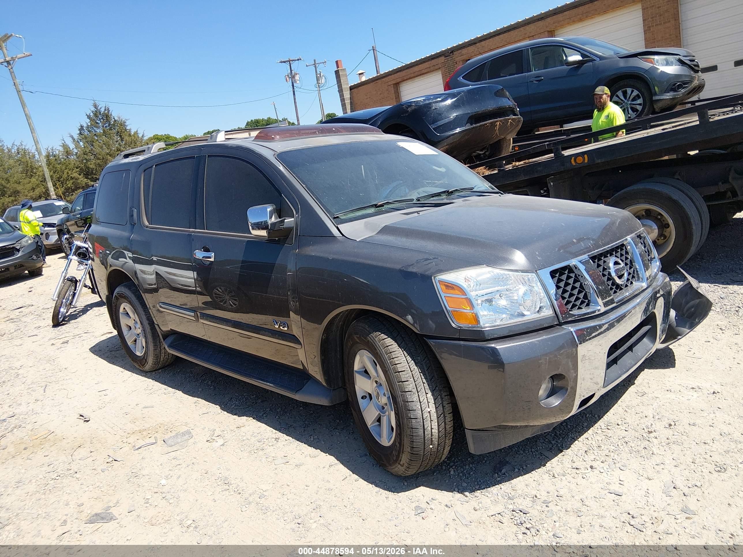 2007 Nissan Armada LE, VIN 5N1BA08A27N711937 — Front end