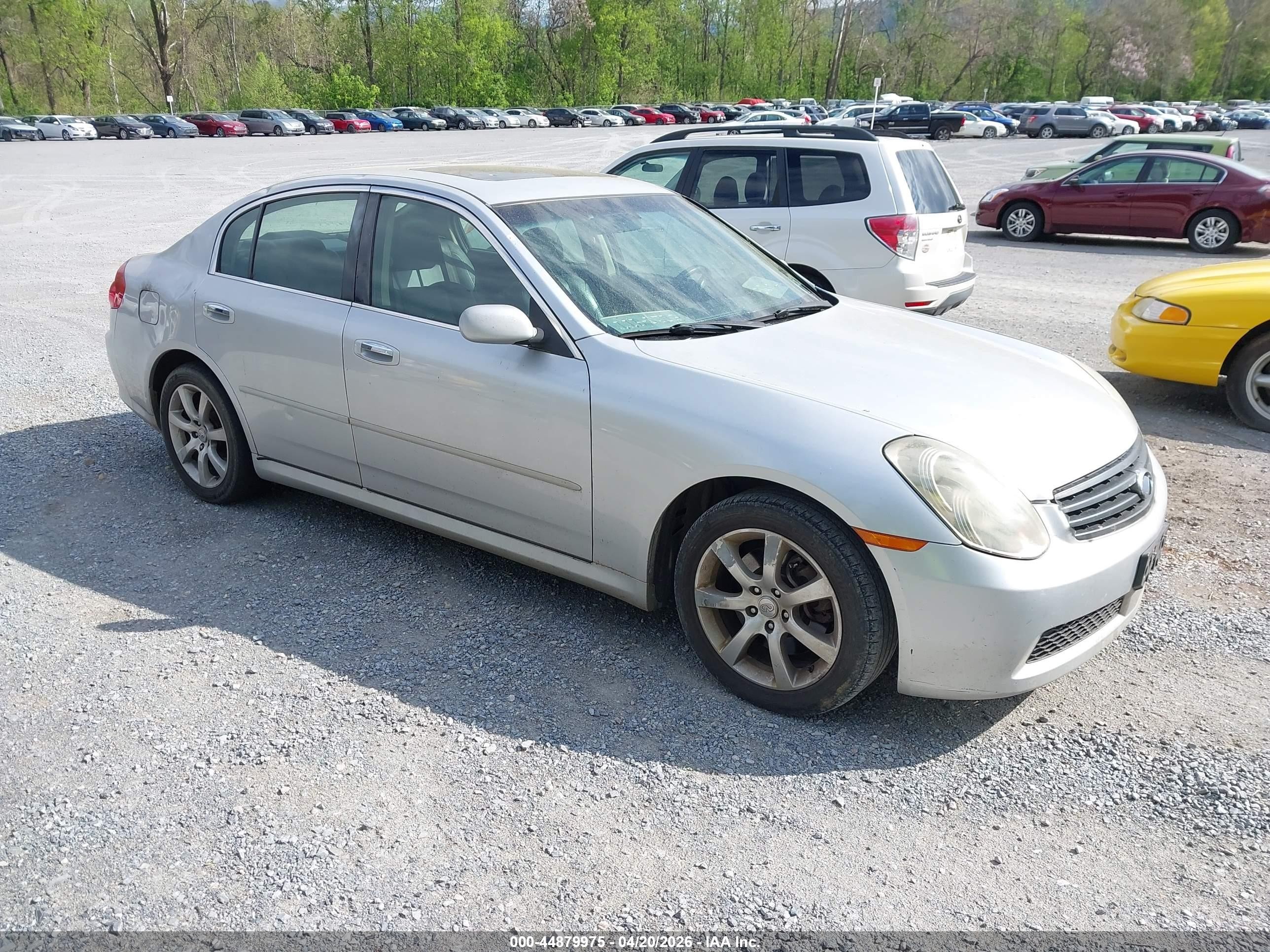 2006 Infiniti G35, VIN JNKCV51E16M501873 — Repossession