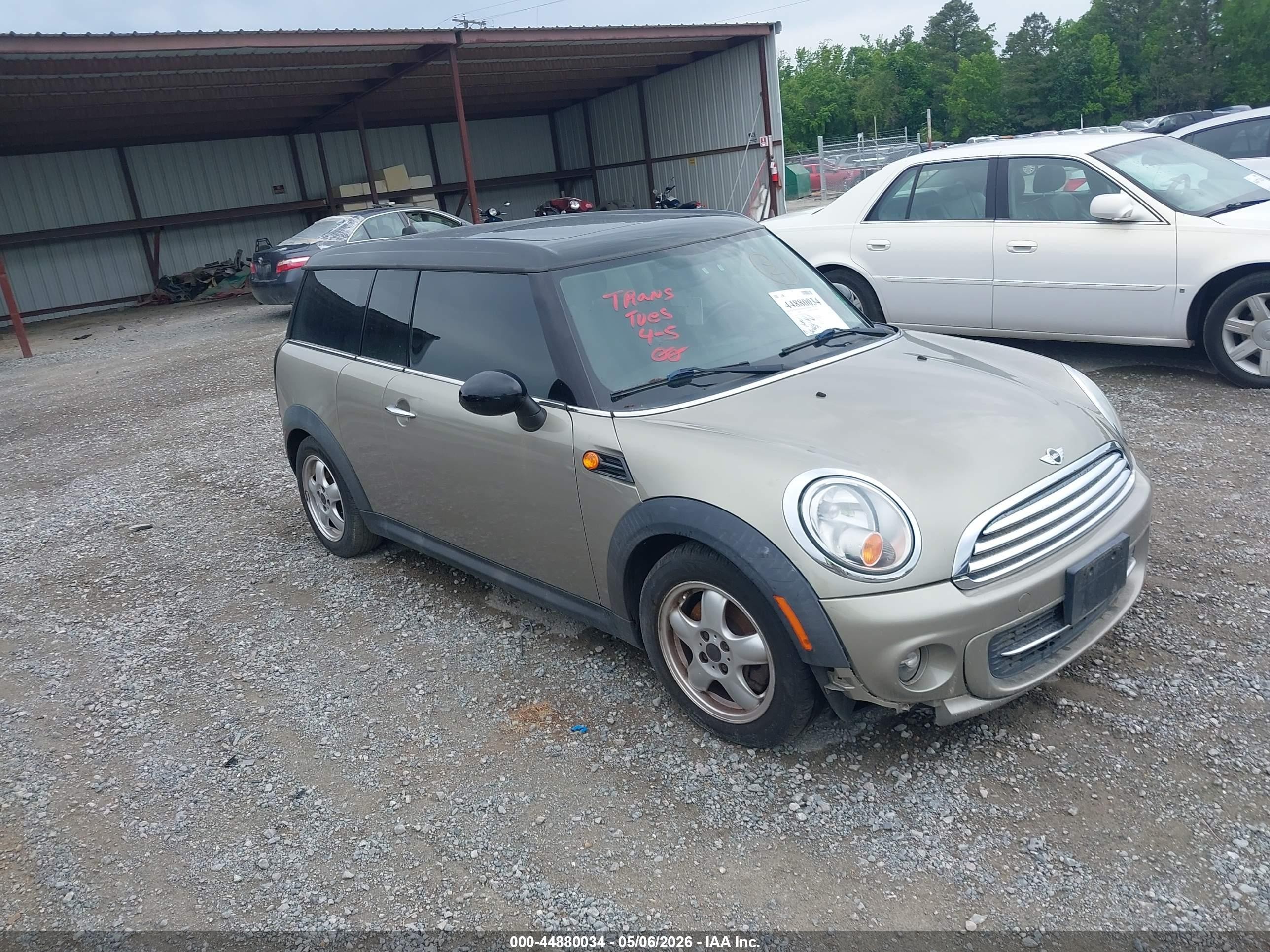 2011 MINI Clubman, VIN WMWZF3C54BT188163 — Repossession