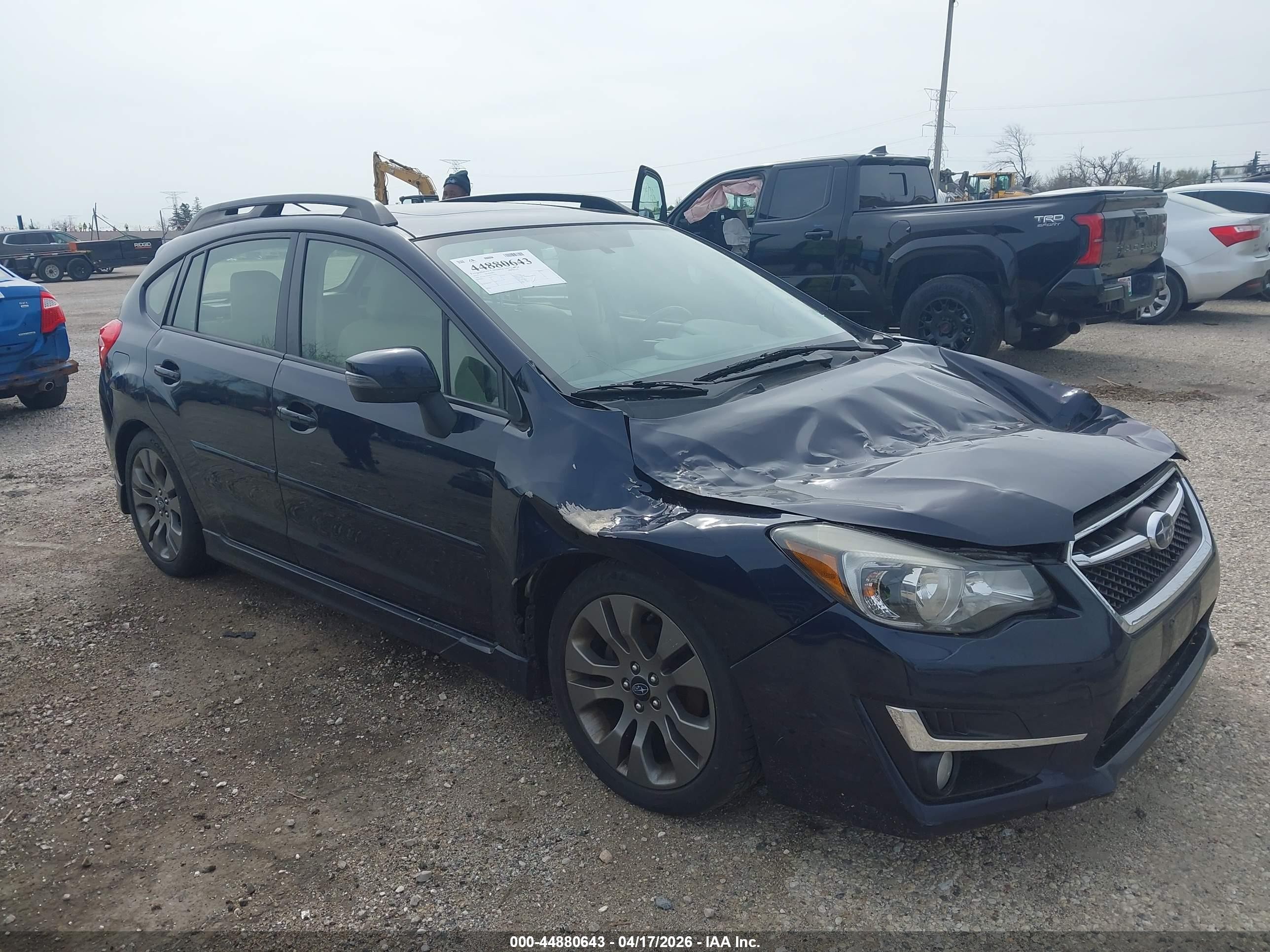 2015 Subaru Impreza Special Sports Premium, VIN JF1GPAU65FH254642 — Storm