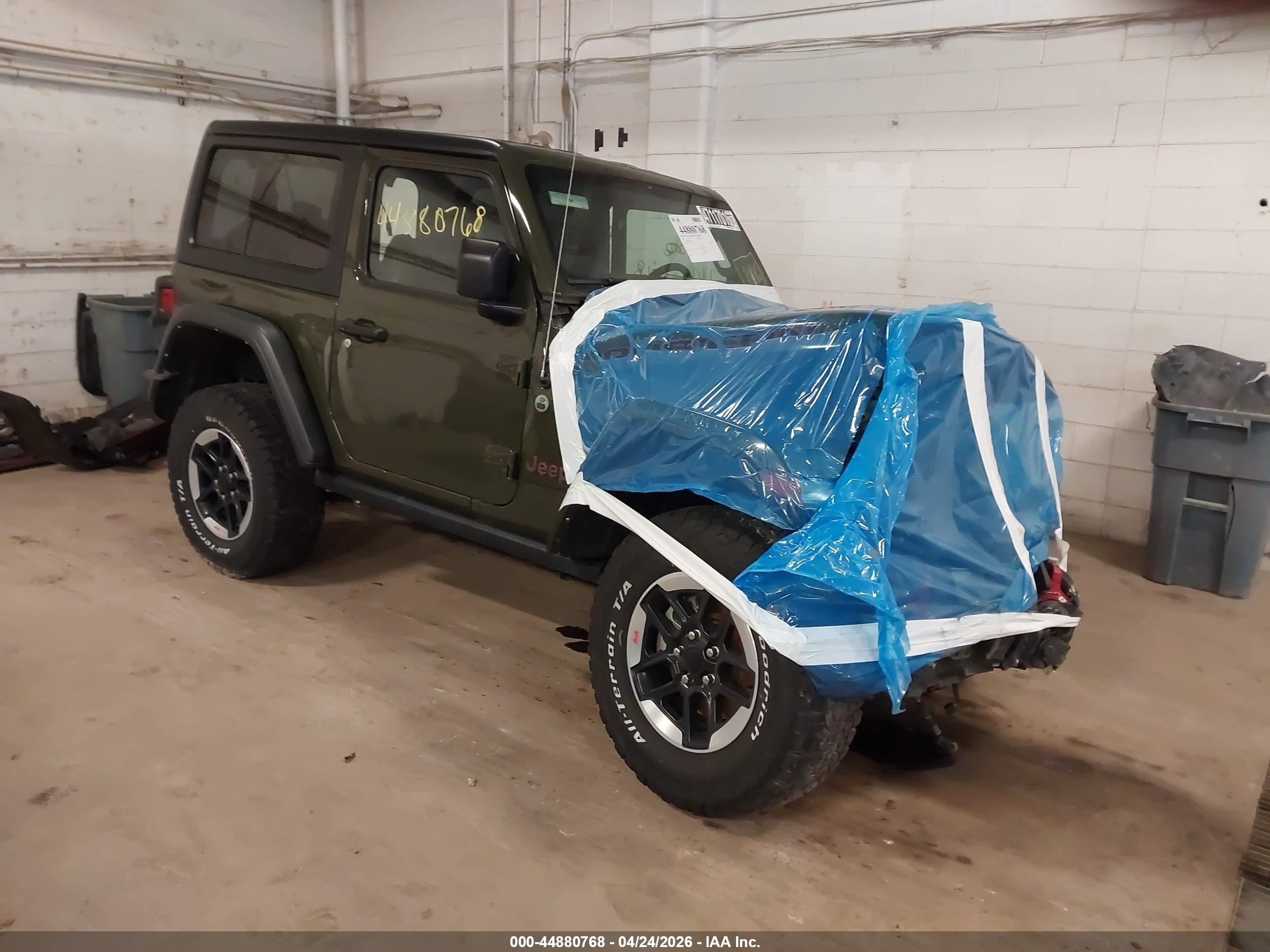 2022 Jeep Wrangler Rubicon, VIN 1C4HJXCN5NW227138 — Front end