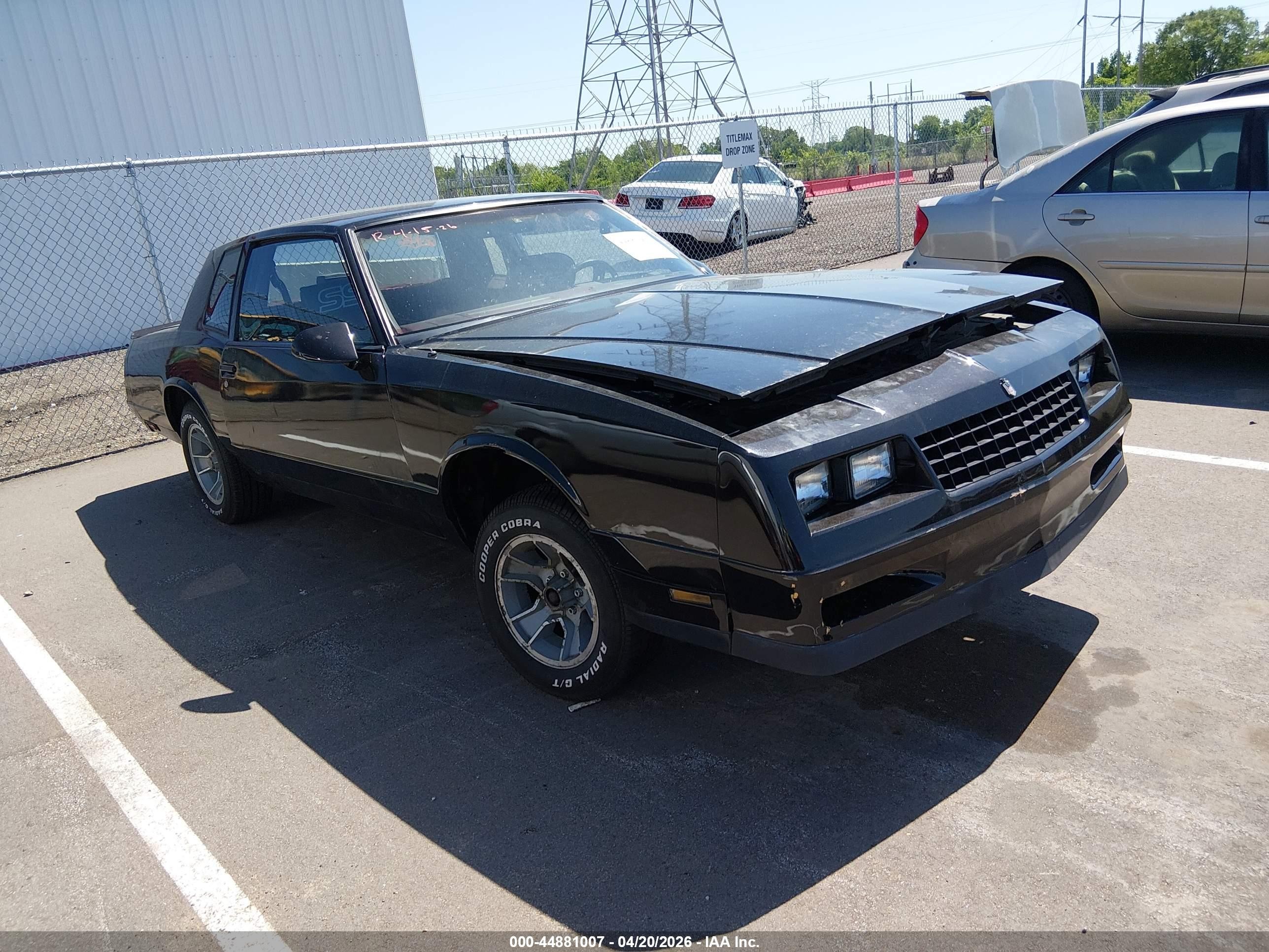 1986 Chevrolet Monte Carlo Sport, VIN 1G1GZ37G7GR118215 — Mechanical
