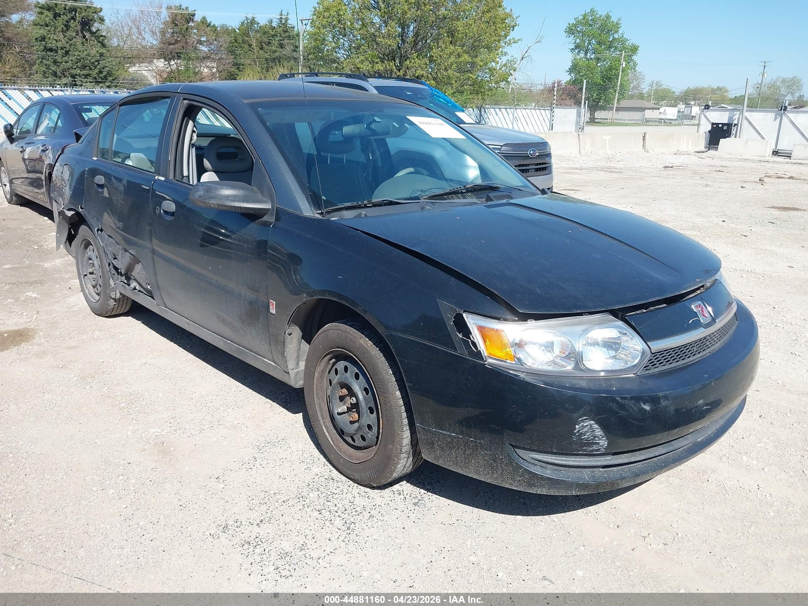 2003 Saturn ION ION 1, VIN 1G8AG52F73Z118765 — Not stated