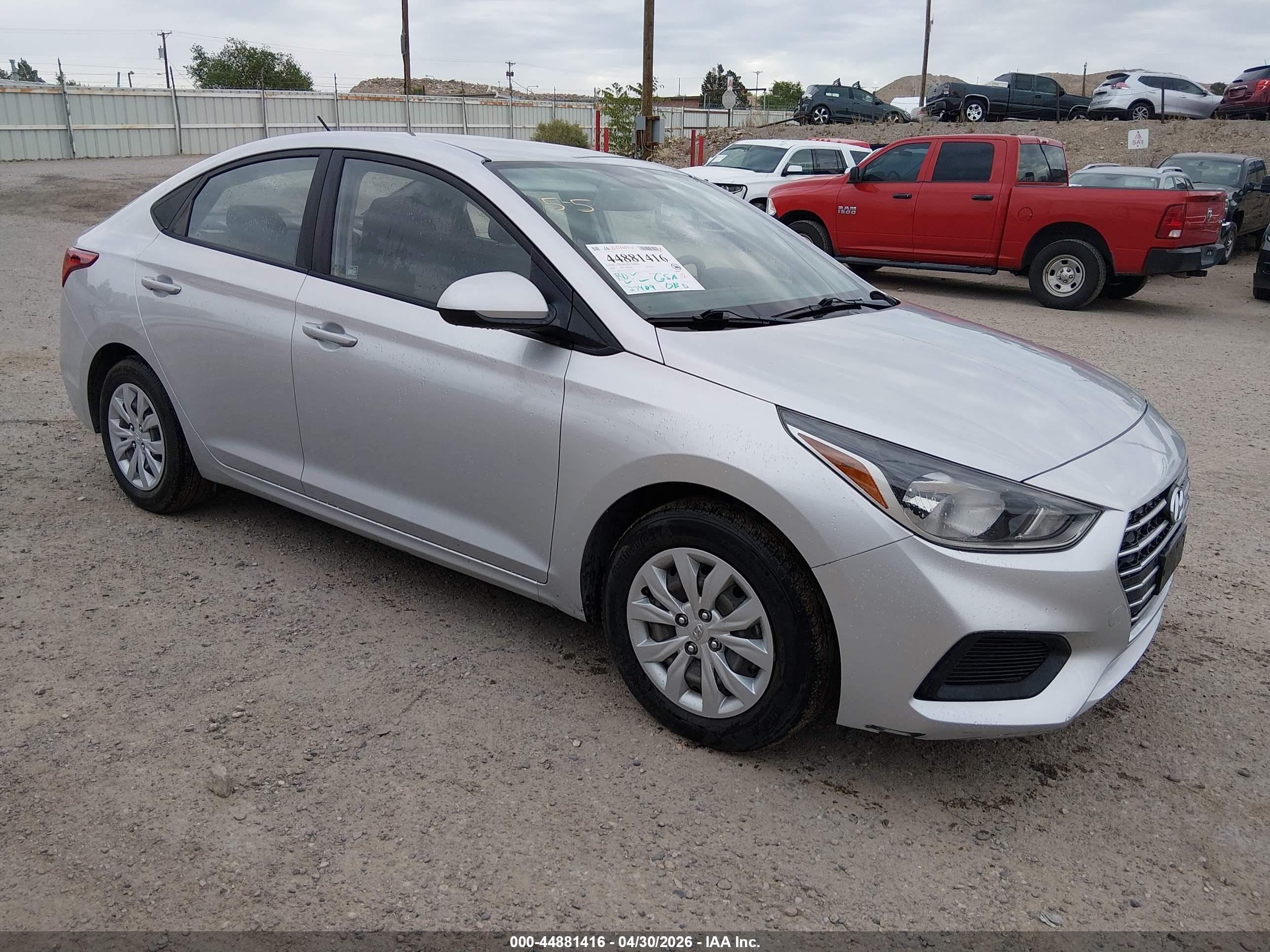 2020 Hyundai Accent SEL, VIN 3KPC24A65LE118767 — Normal wear