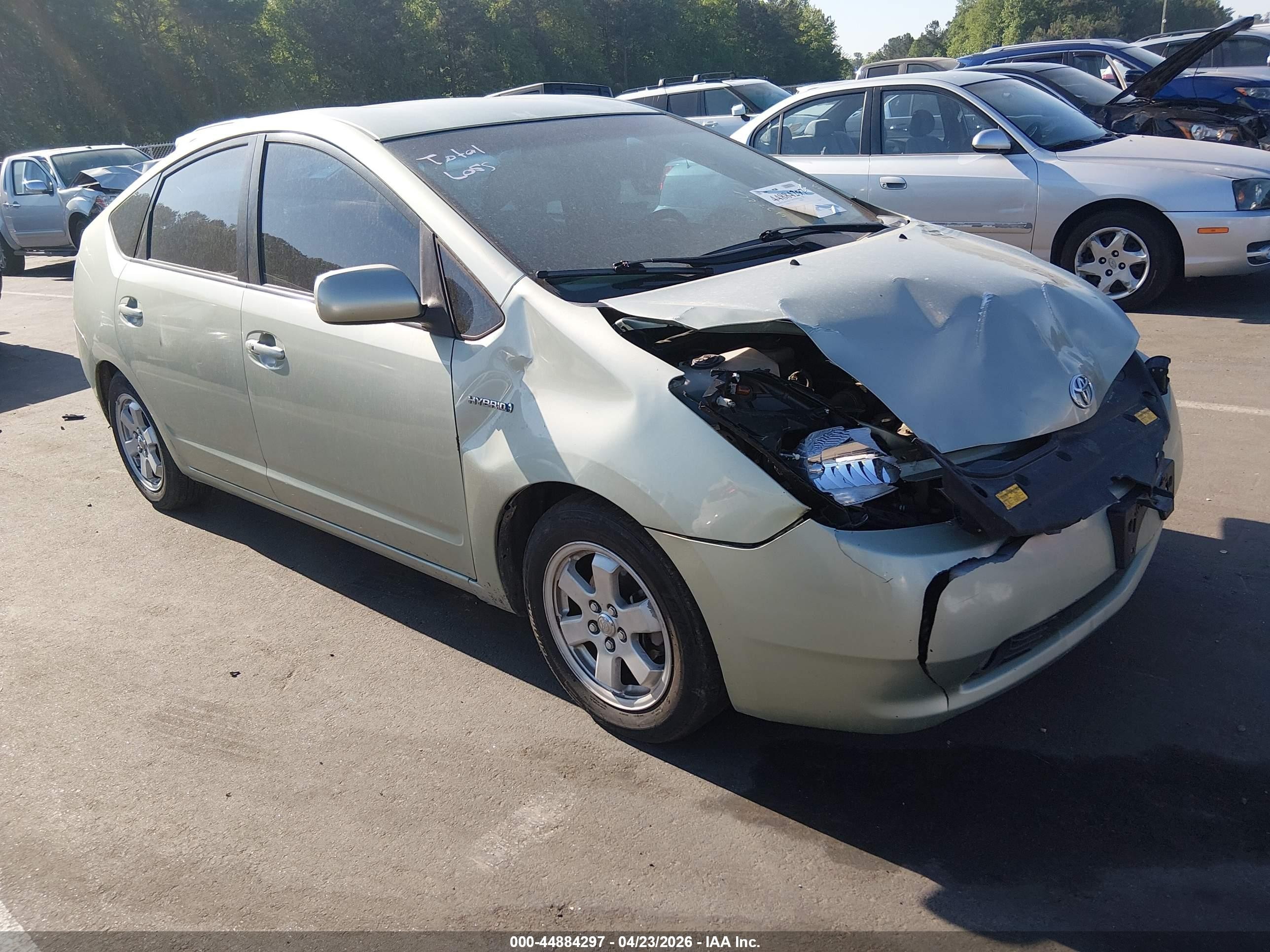 2008 Toyota Prius, VIN JTDKB20U987732891 — Front end