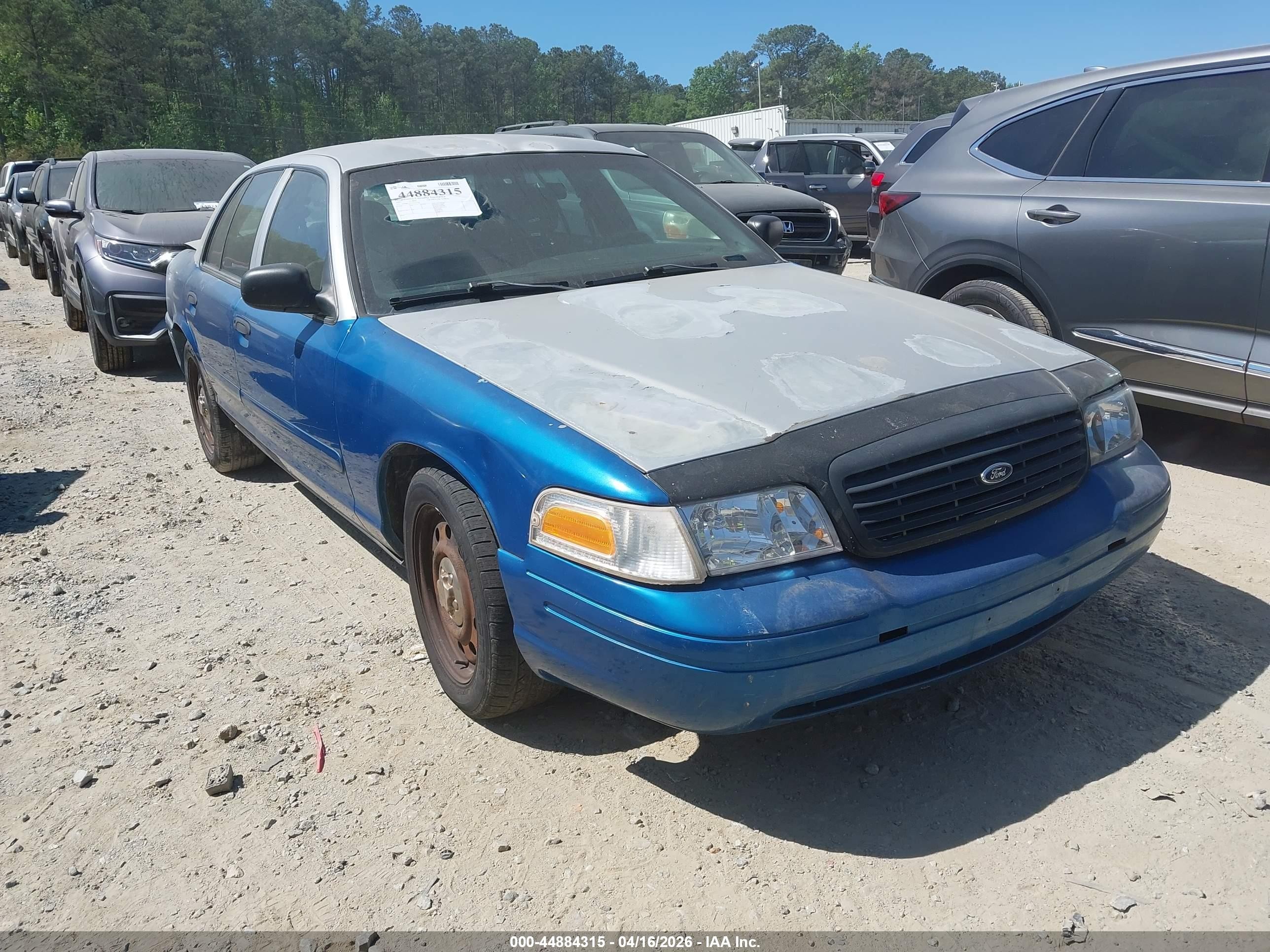 2007 Ford Police Interceptor, VIN 2FAHP71W37X117728 — Rear end