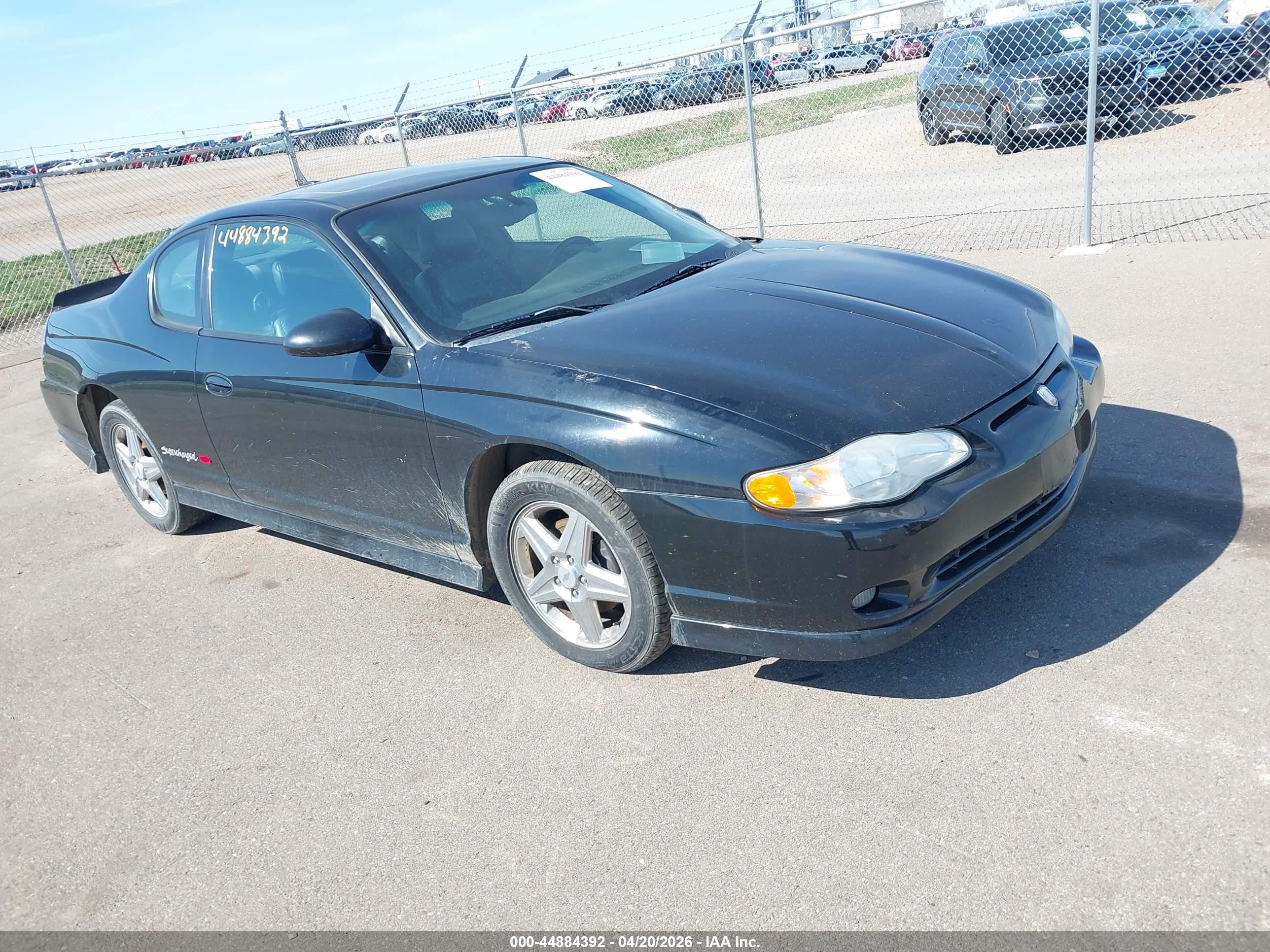 2005 Chevrolet Monte Carlo Supercharged SS, VIN 2G1WZ121359106007 — Пожар в моторном отсеке