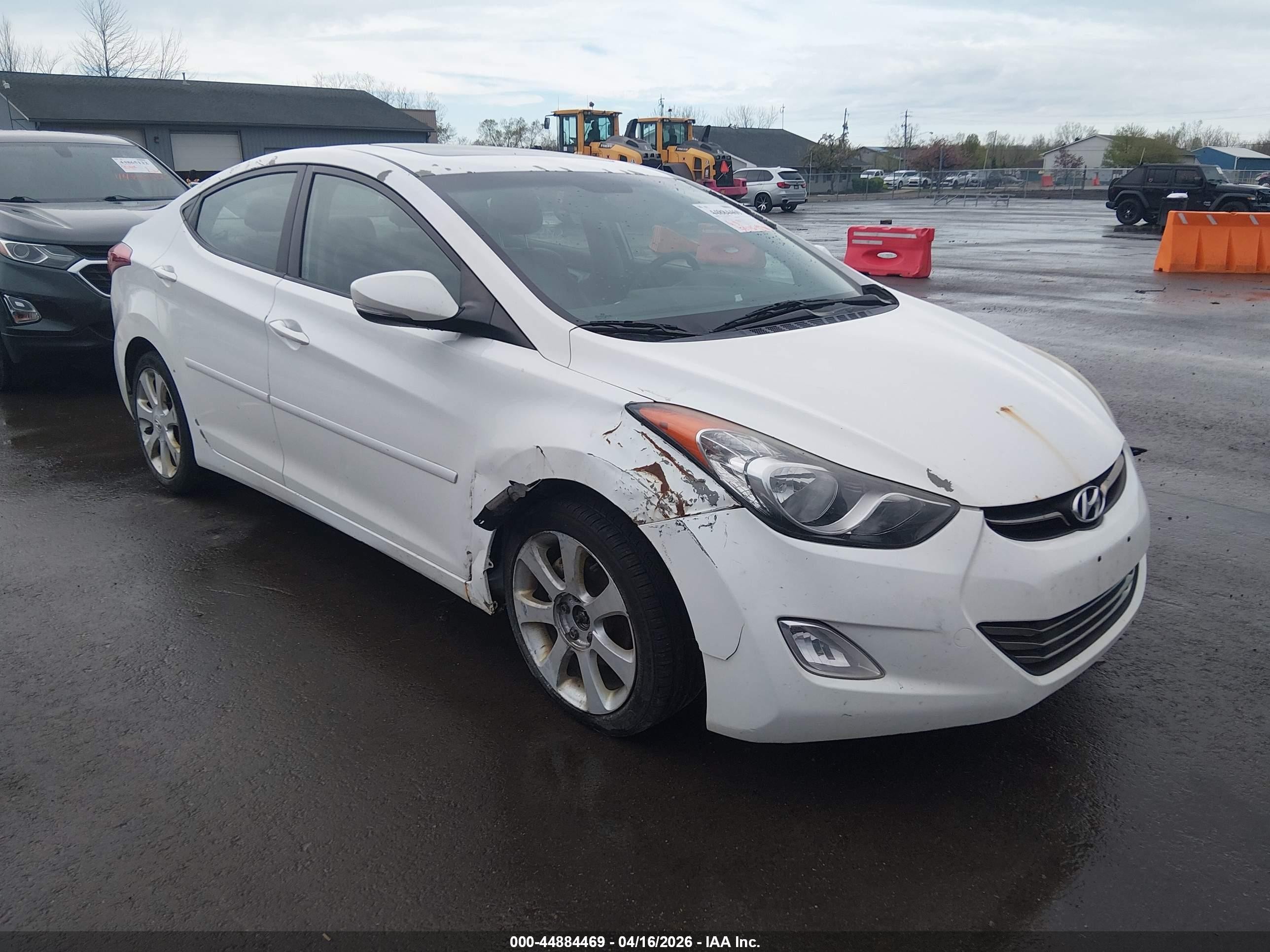 2011 Hyundai Elantra GLS, VIN 5NPDH4AE1BH007329 — Theft recovery