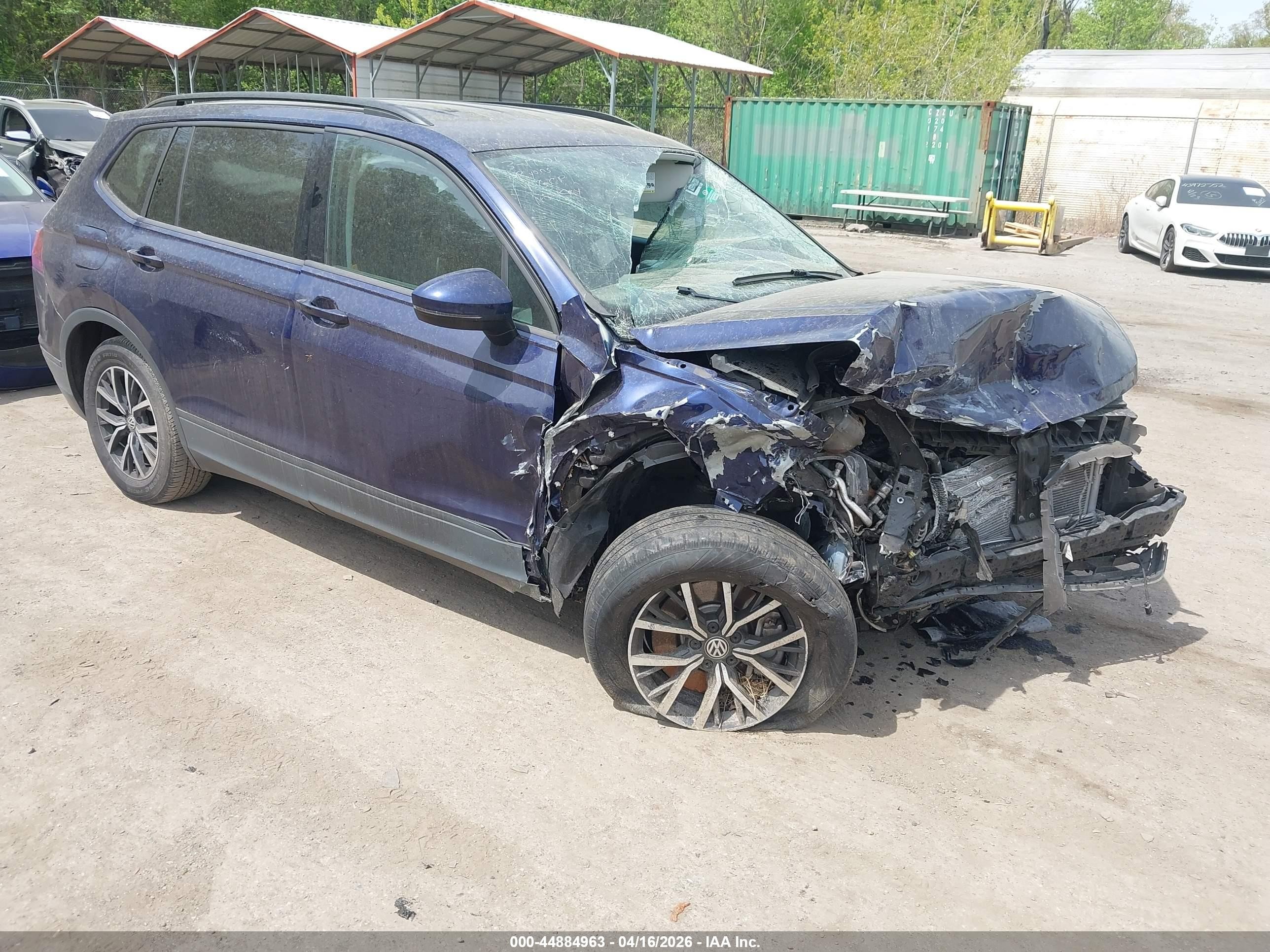 2021 Volkswagen Tiguan S, VIN 3VV0B7AX5MM012681 — Theft recovery