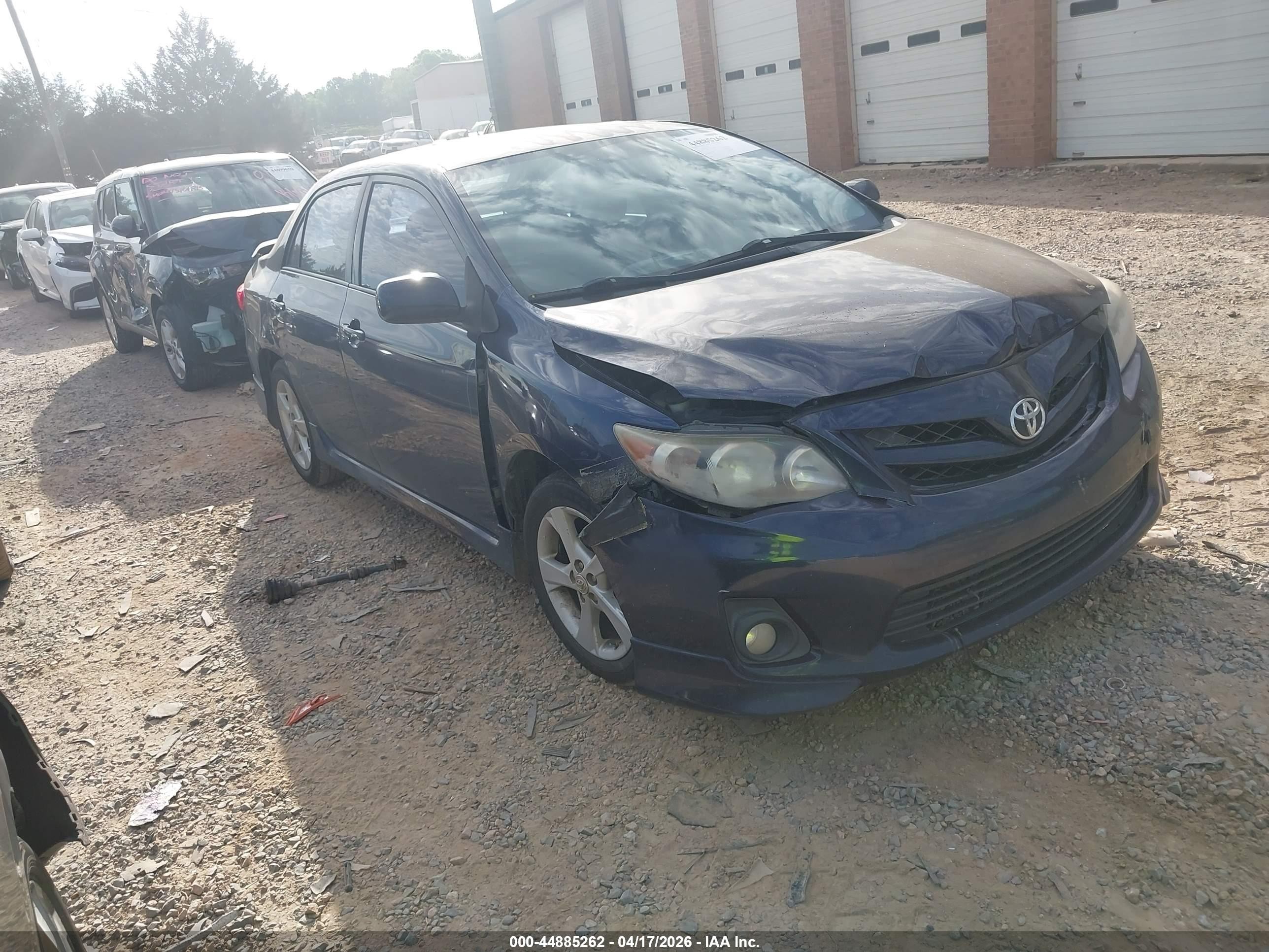 2011 Toyota Corolla S, VIN 2T1BU4EE4BC729359 — Front end