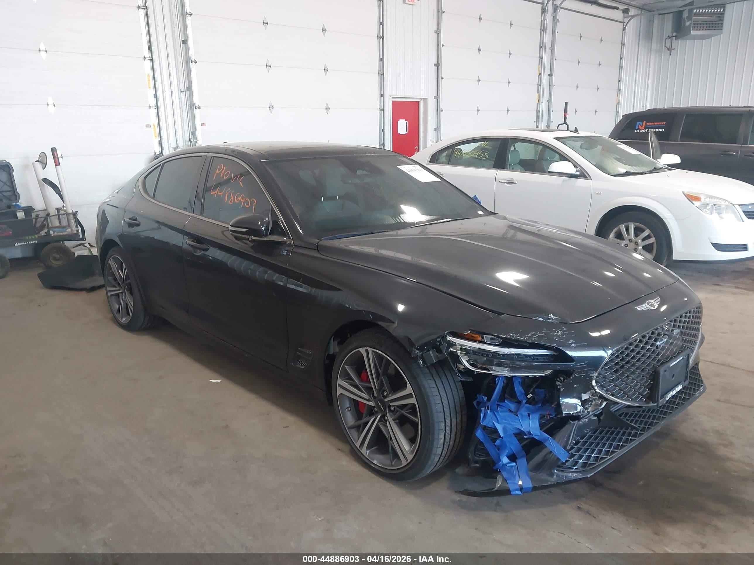 2025 Genesis G70 Sport Advanced, VIN KMTG54SE9SU148399 — Side