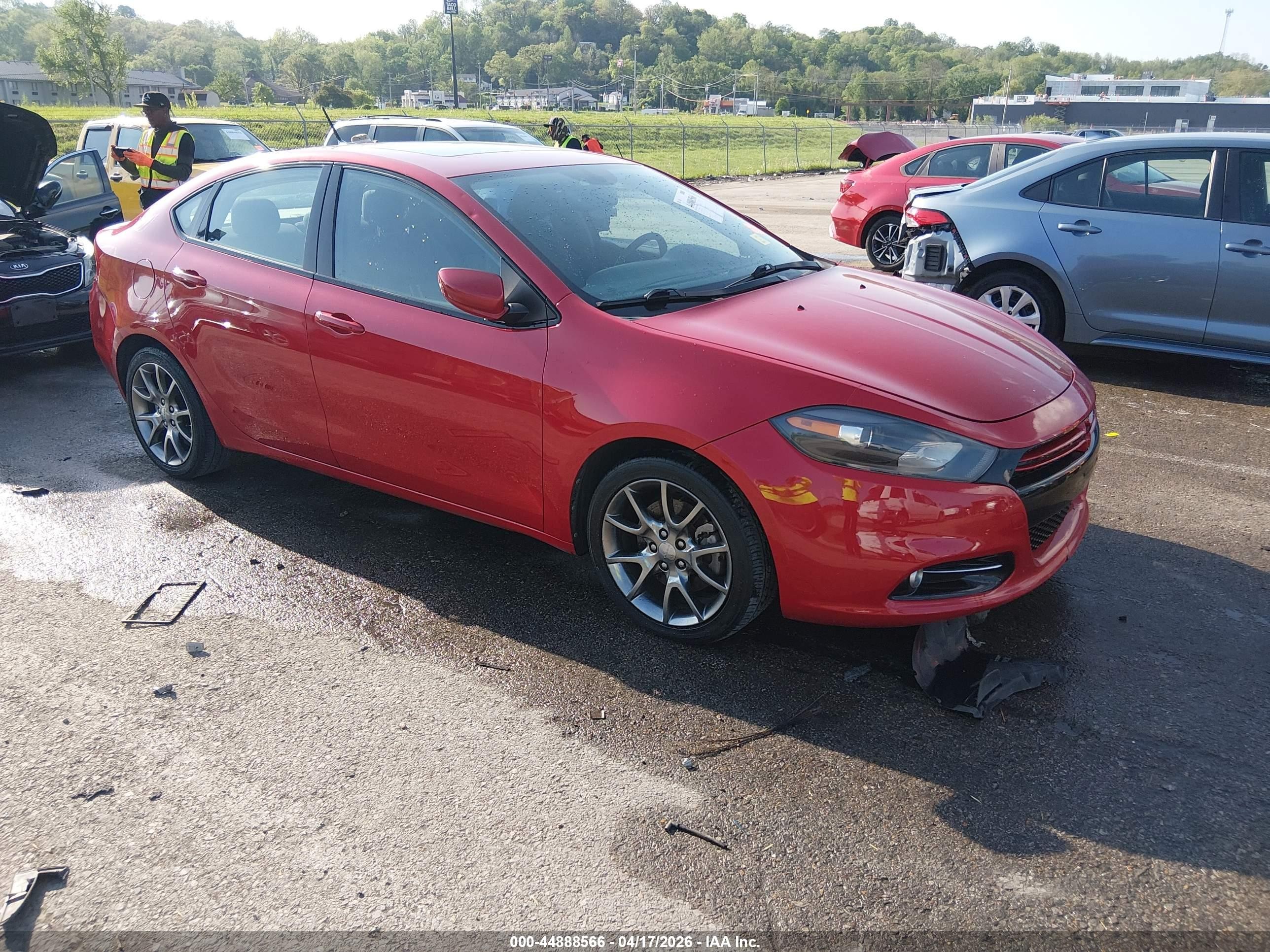 2013 Dodge Dart Rallye, VIN 1C3CDFBH3DD691597 — Rear end