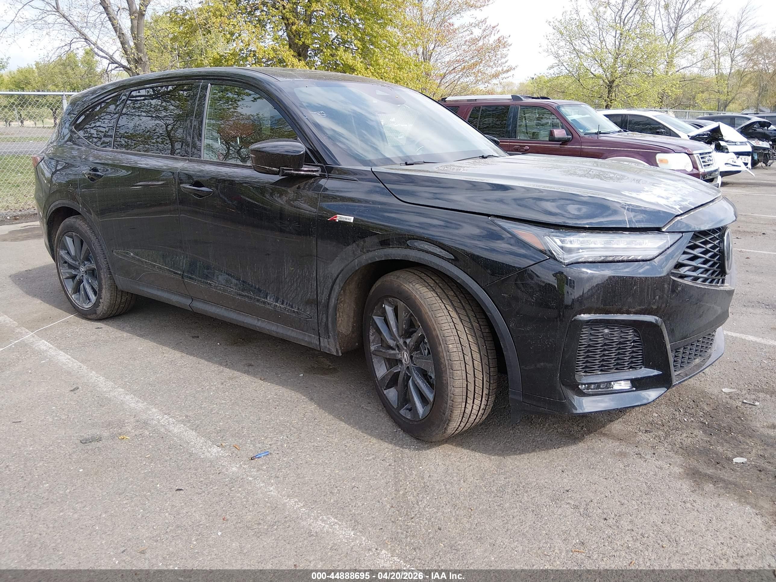 2026 Acura MDX w/A-Spec Package, VIN 5J8YE1H06TL013354 — Theft recovery