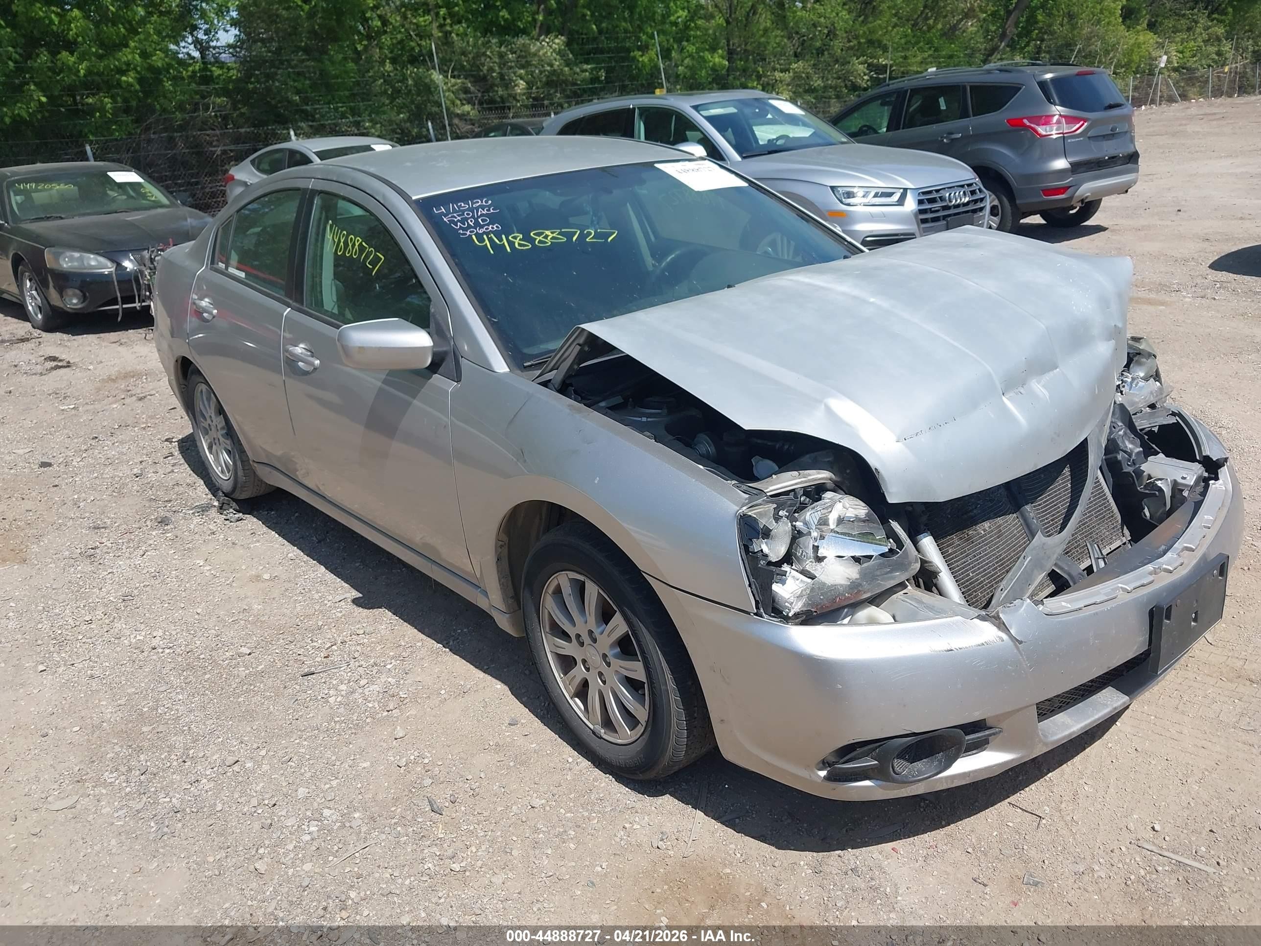 2011 Mitsubishi Galant FE, VIN 4A32B2FF0BE028510 — Front end