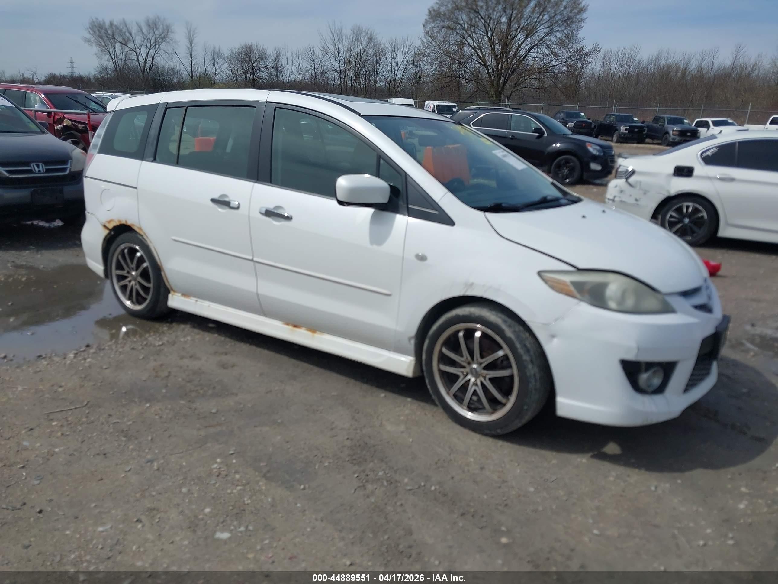 2007 Mazda 5 Sport, VIN JM1CR293570141524 — Зад