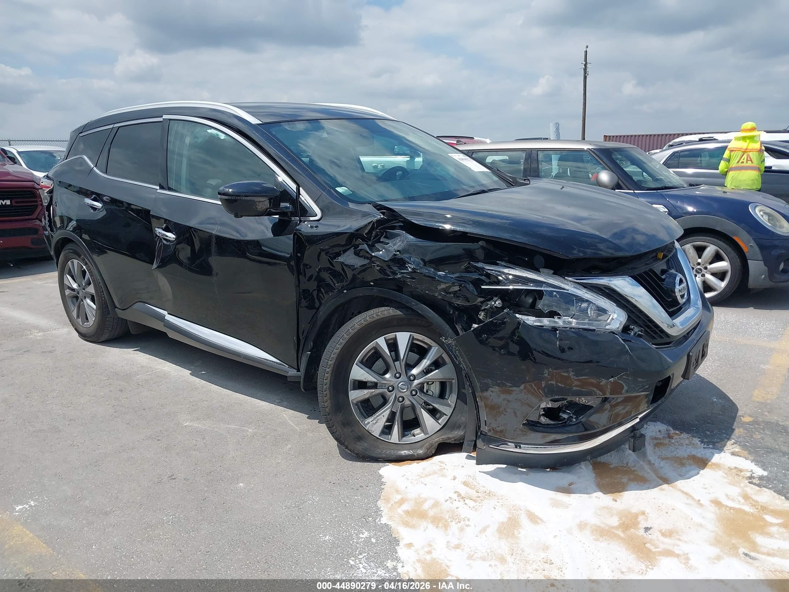 2018 Nissan Murano S, VIN 5N1AZ2MG3JN148849 — Front end