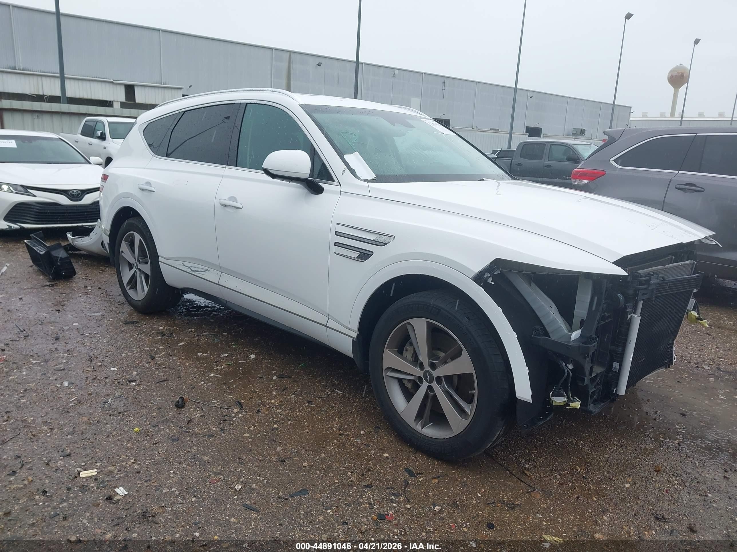 2021 Genesis GV80, VIN KMUHCESC0MU048365 — Front end