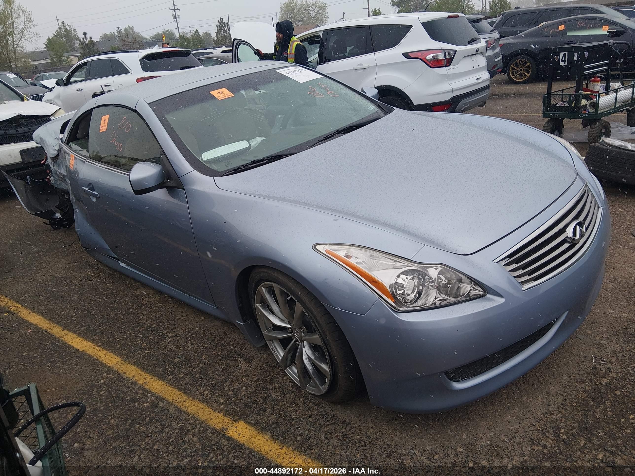 2010 Infiniti G37, VIN JN1CV6FE9AM352480 — Biohazard / chemical