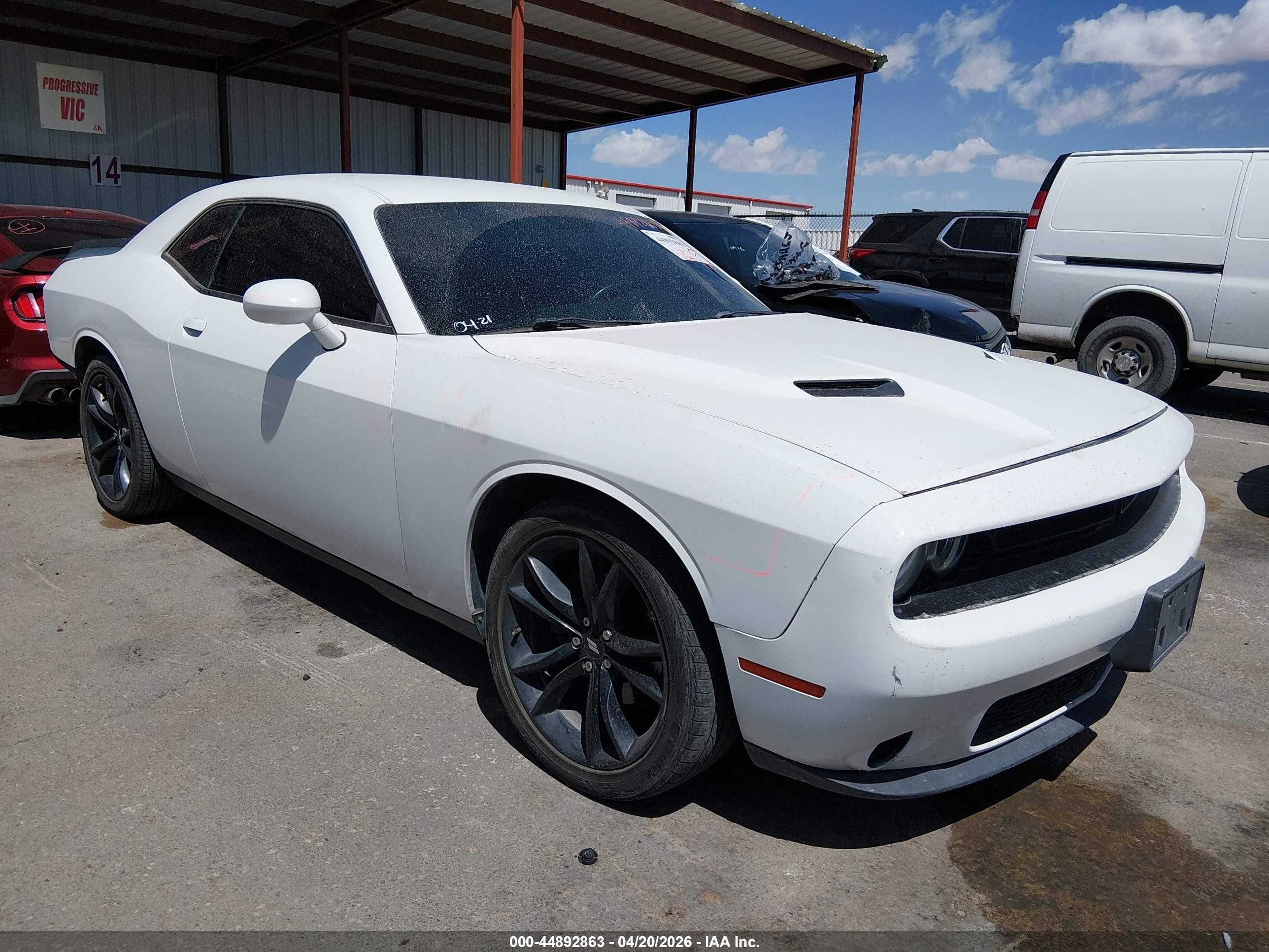 2017 Dodge Challenger SXT, VIN 2C3CDZAG6HH531443 — Rear end